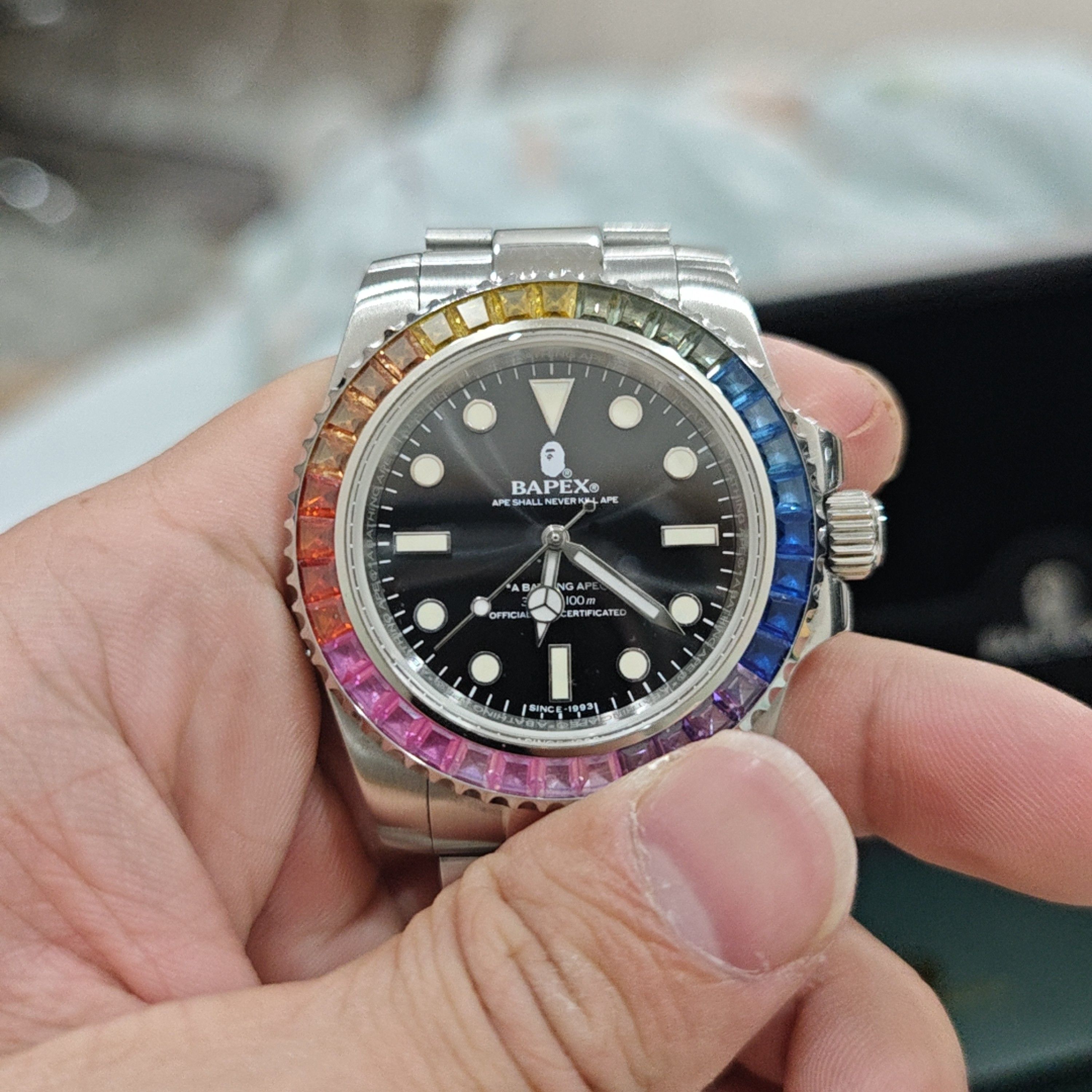 Bape A Bathing Ape Rainbow BAPEX Watch One Size Size ONE SIZE - 2 Thumbnail