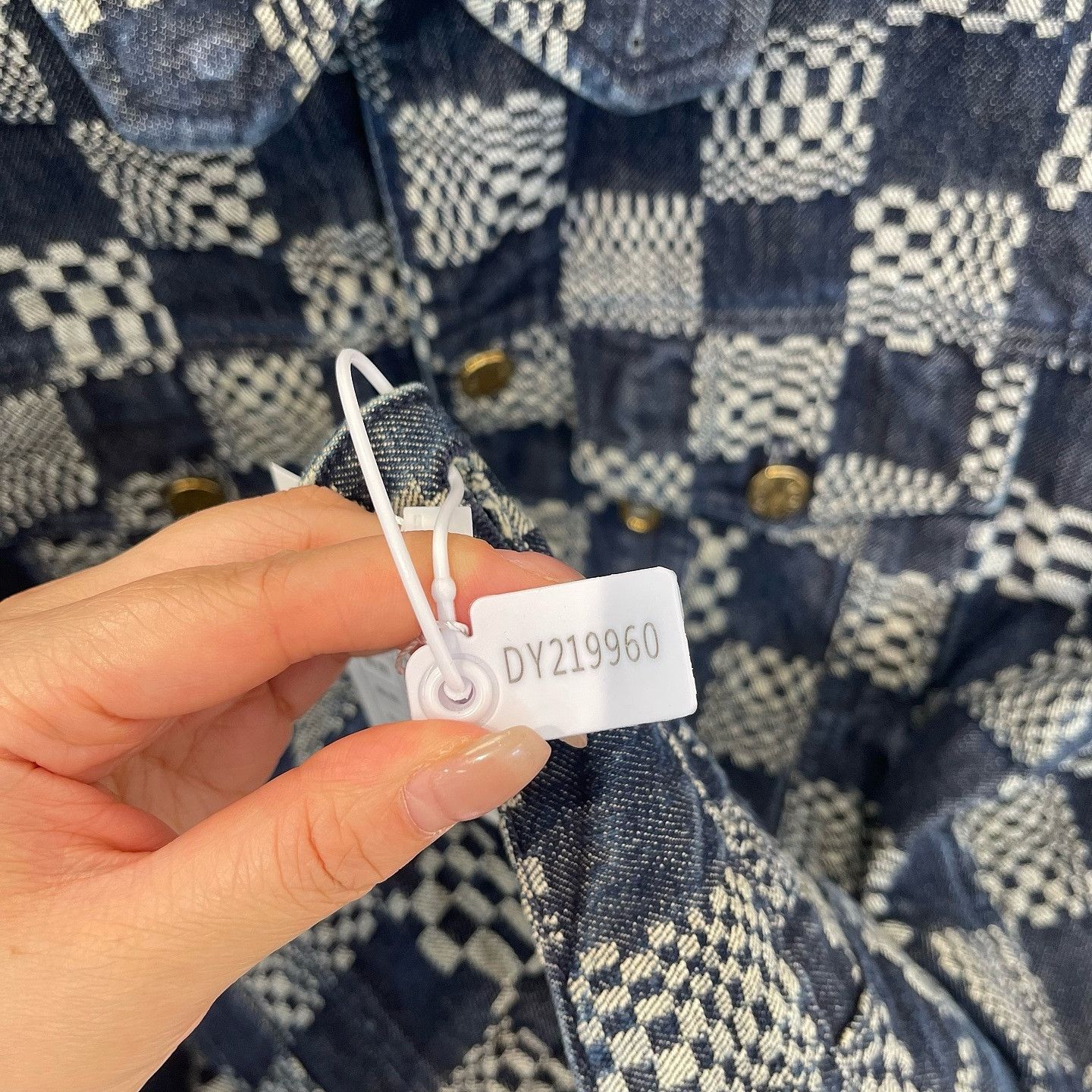 Louis Vuitton Louis Vuitton Checkerboard Denim Jacket Size 48 Size US M / EU 48-50 / 2 - 6 Thumbnail