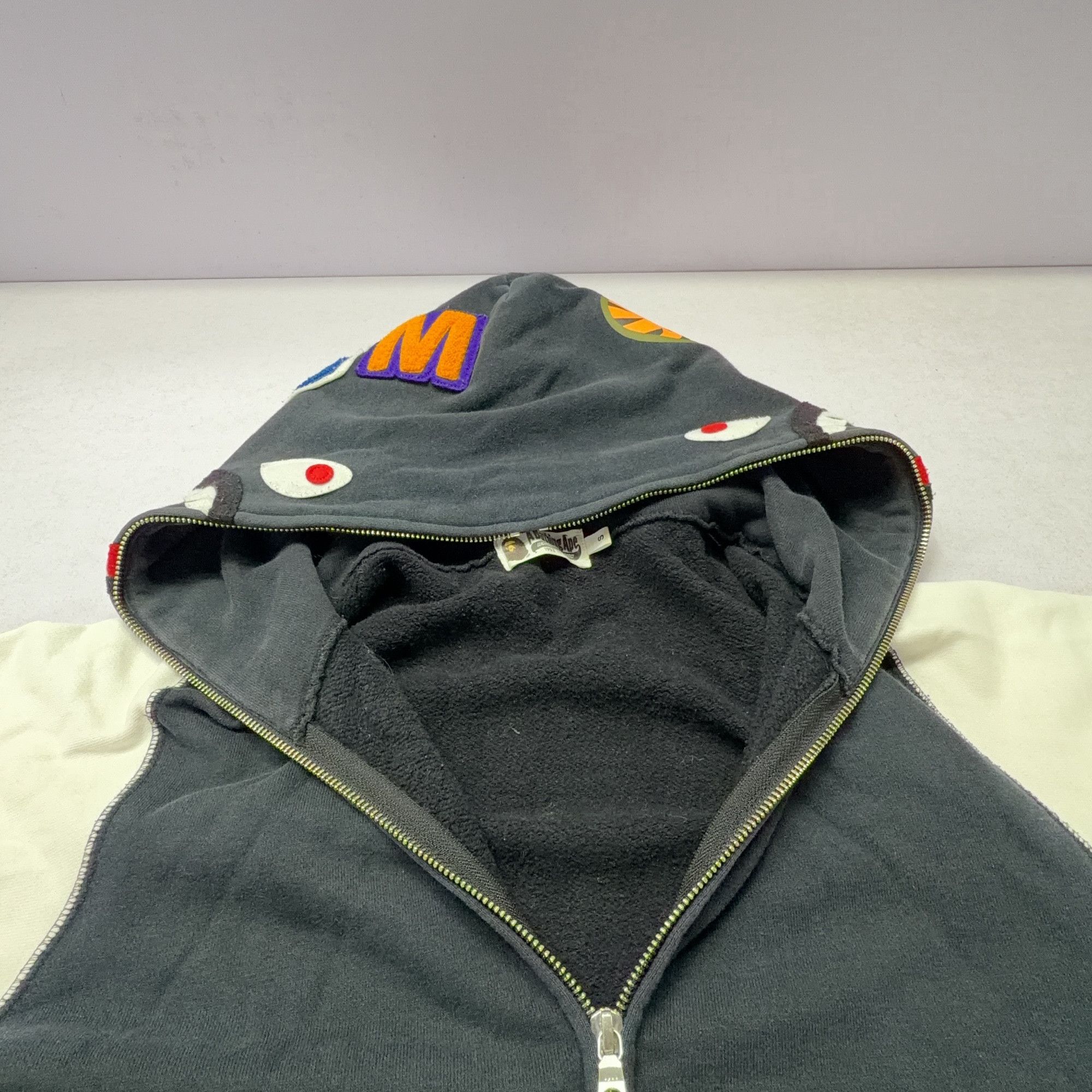 Bape A BATHING APE Shark Tiger Full Zip Hoodie Size S Size US S / EU 44-46 / 1 - 8 Thumbnail