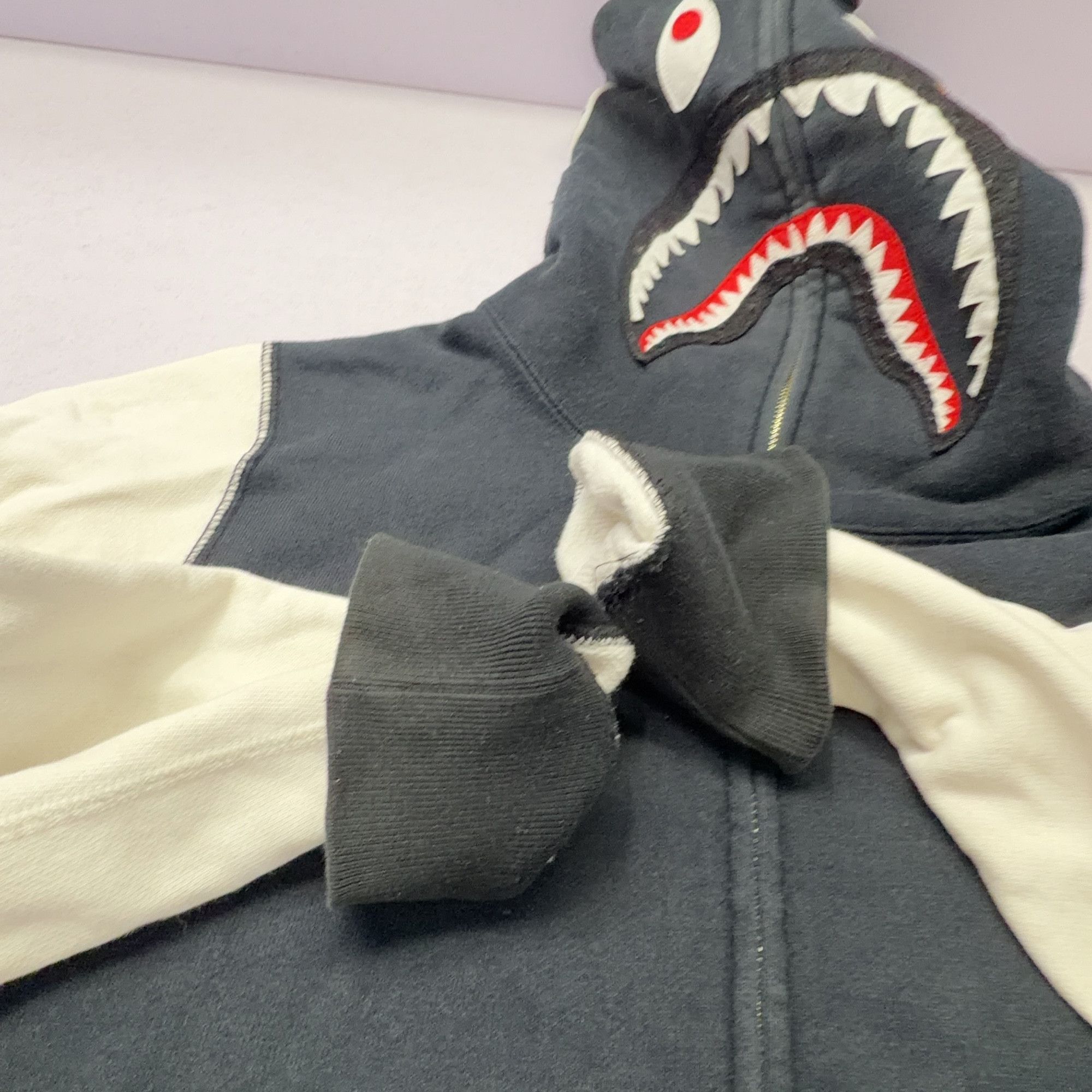 Bape A BATHING APE Shark Tiger Full Zip Hoodie Size S Size US S / EU 44-46 / 1 - 12 Thumbnail