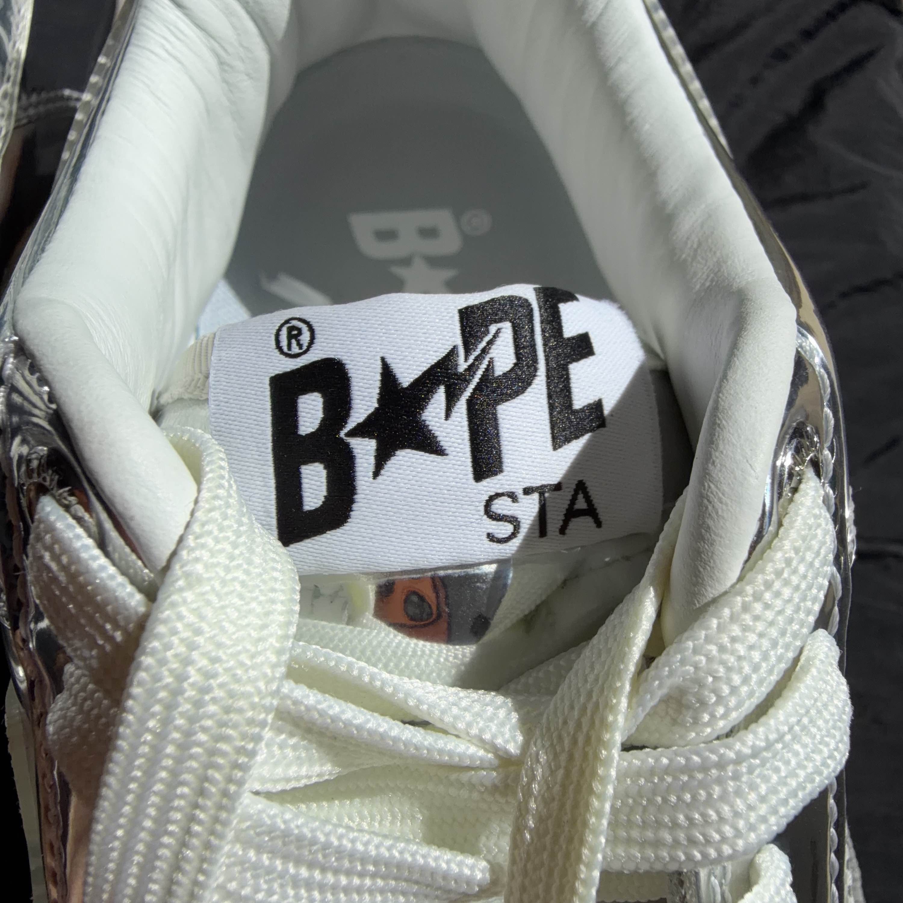 Bape BAPE x Hajime Sorayama BAPE STA Silver Sneakers Size 11 Size US 12 / EU 45 - 9 Thumbnail