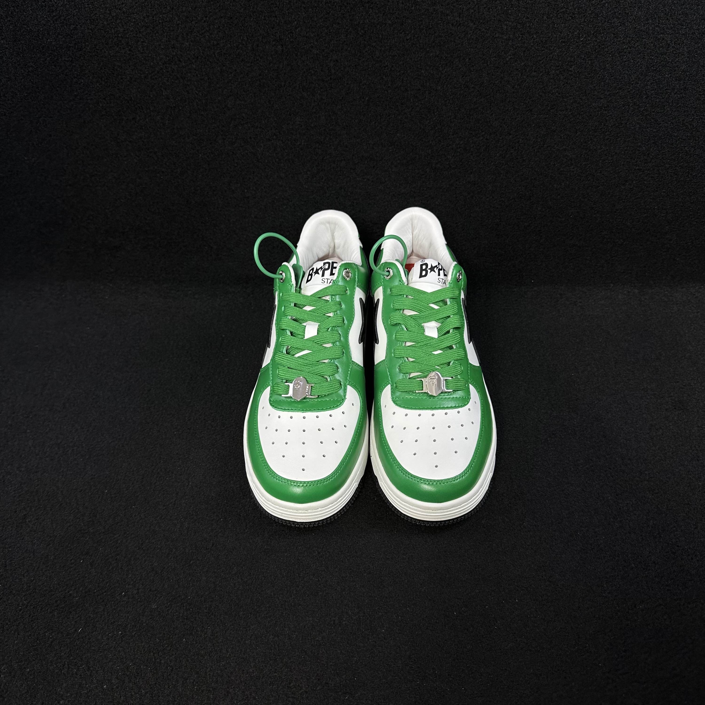 Bape A Bathing Ape Bape Sta Green White Sneakers US 9.5 Size US 10 / EU 43 - 2 Thumbnail