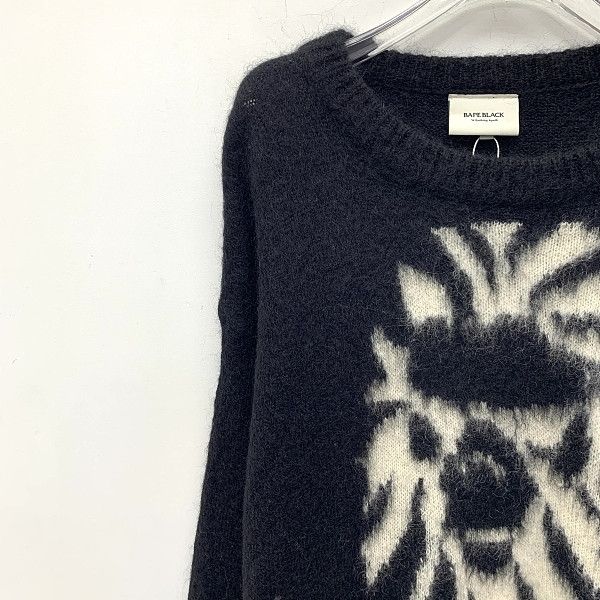 Bape A Bathing Ape Mohair Distressed Sweater Size M Size US M / EU 48-50 / 2 - 5 Thumbnail