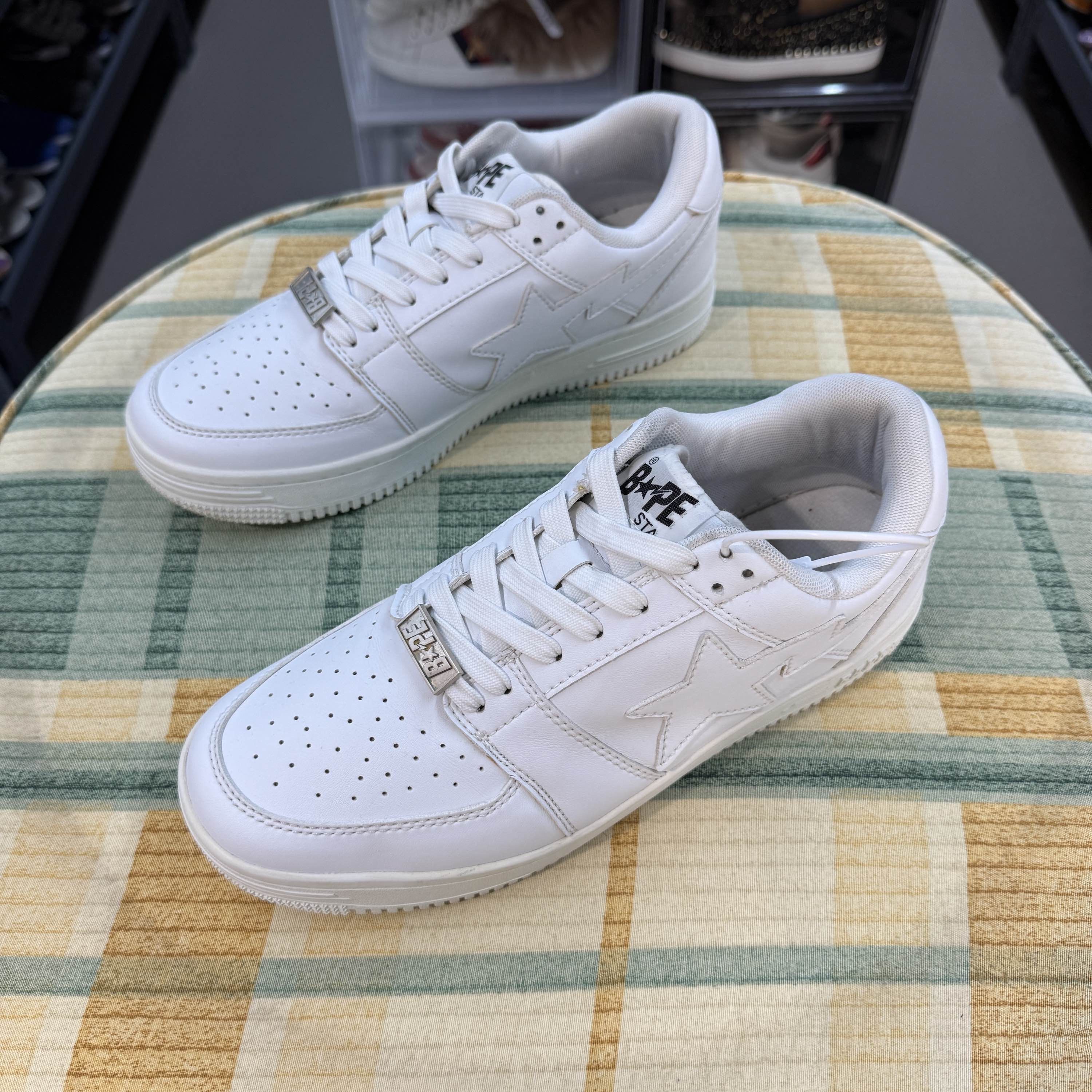Bape A Bathing Ape White Bape Sta Low-Top Sneakers Size US 10.5 Size US 10.5 / EU 43-44 - 11 Thumbnail