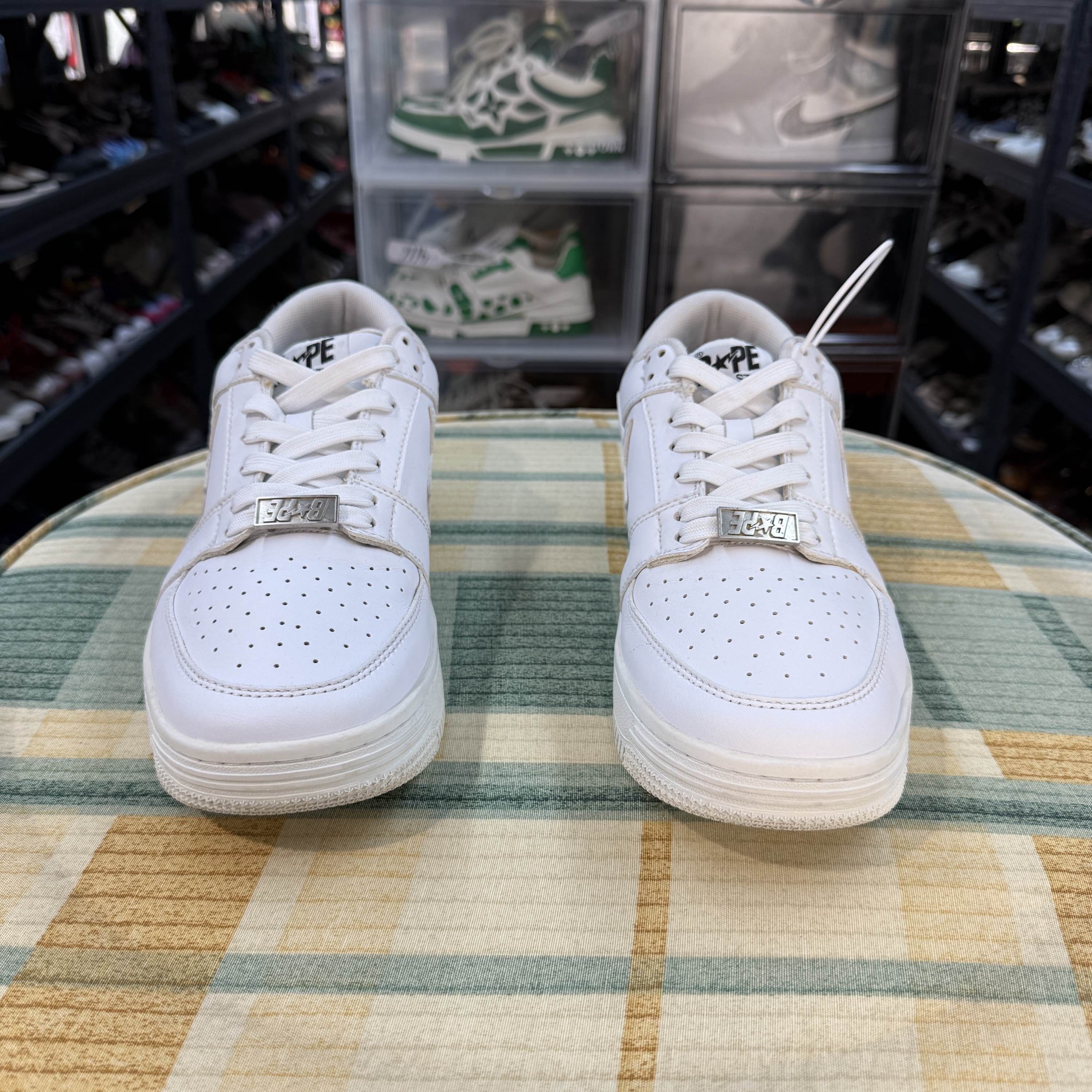 Bape A Bathing Ape White Bape Sta Low-Top Sneakers Size US 10.5 Size US 10.5 / EU 43-44 - 2 Thumbnail