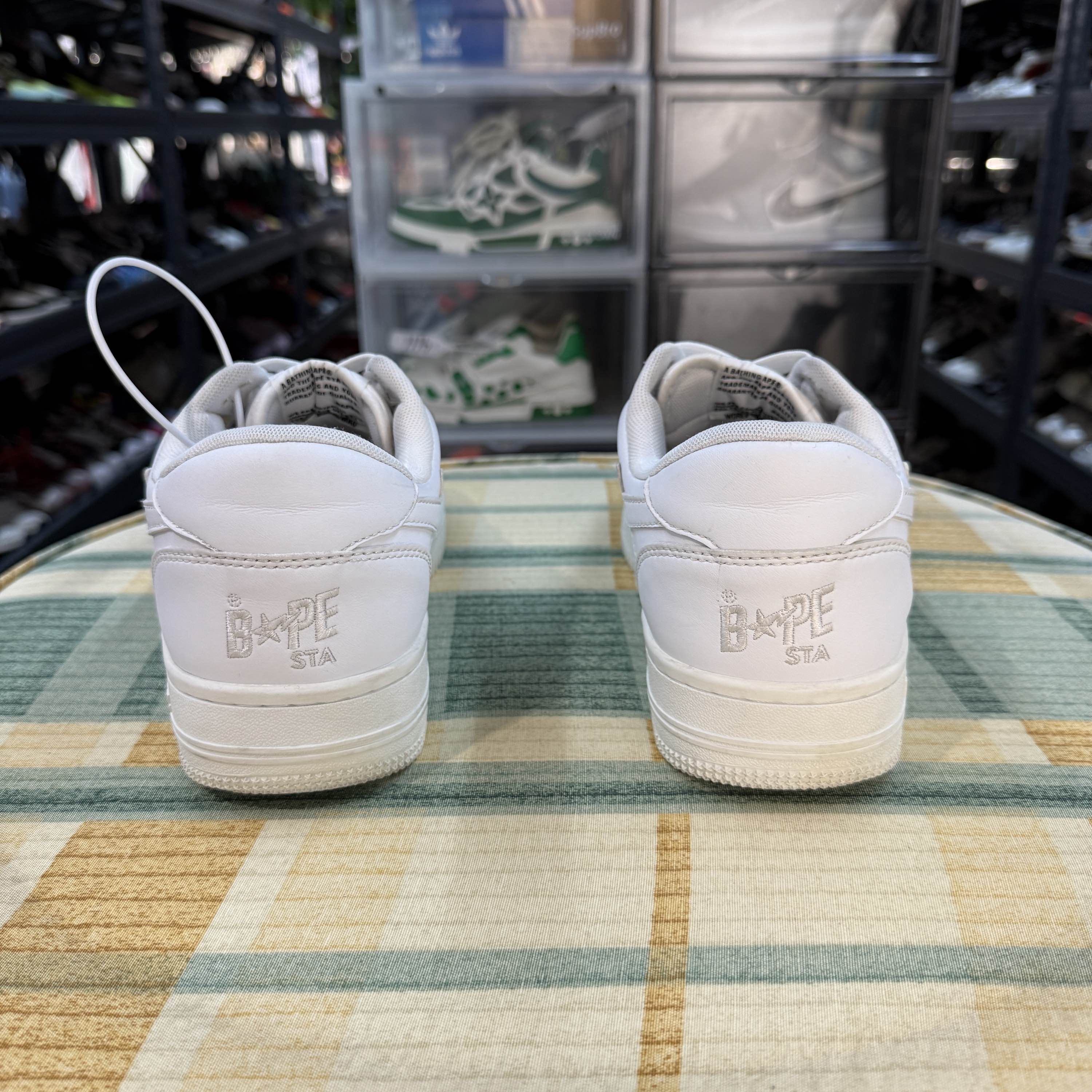 Bape A Bathing Ape White Bape Sta Low-Top Sneakers Size US 10.5 Size US 10.5 / EU 43-44 - 3 Thumbnail