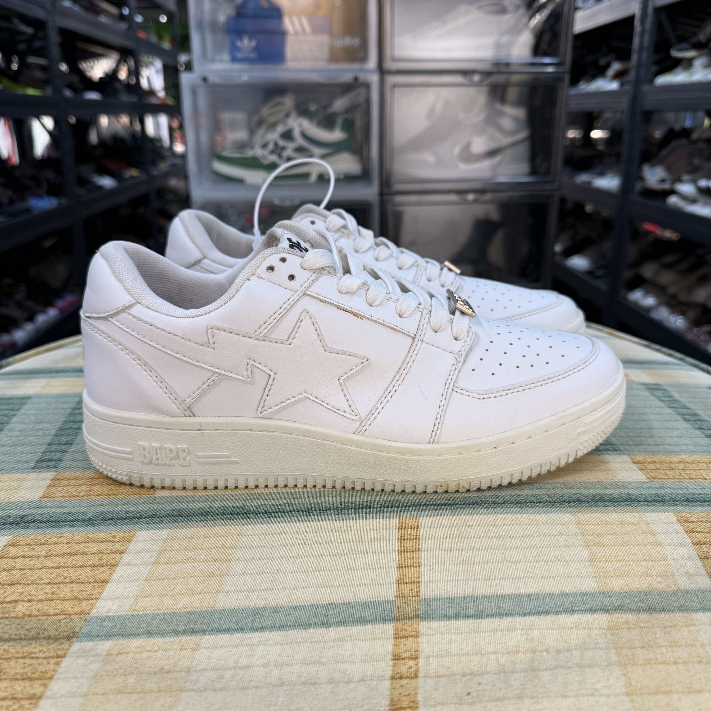 Bape A Bathing Ape White Bape Sta Low-Top Sneakers Size US 10.5 Size US 10.5 / EU 43-44 - 8 Thumbnail