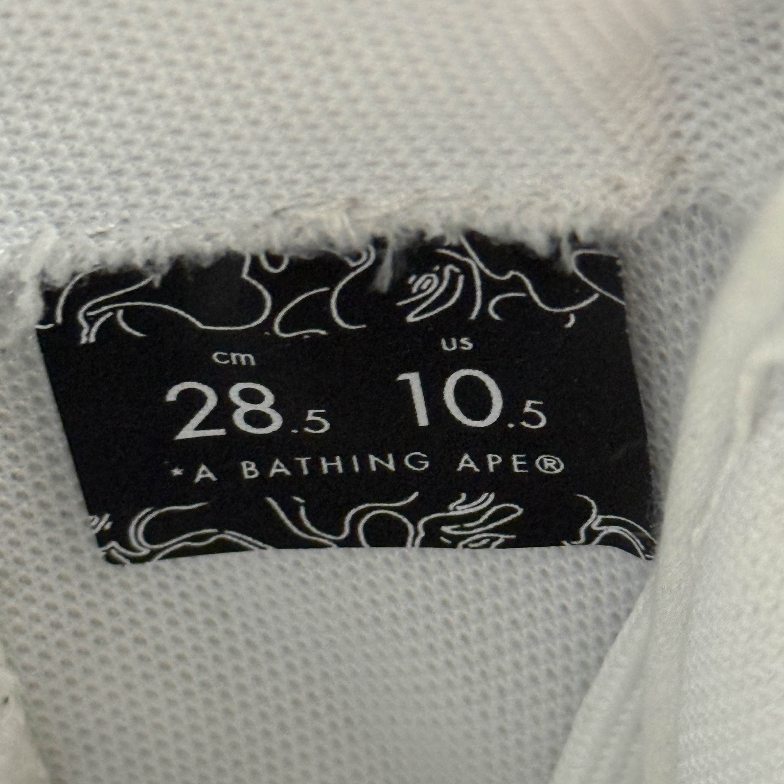 Bape A Bathing Ape White Bape Sta Low-Top Sneakers Size US 10.5 Size US 10.5 / EU 43-44 - 5 Thumbnail