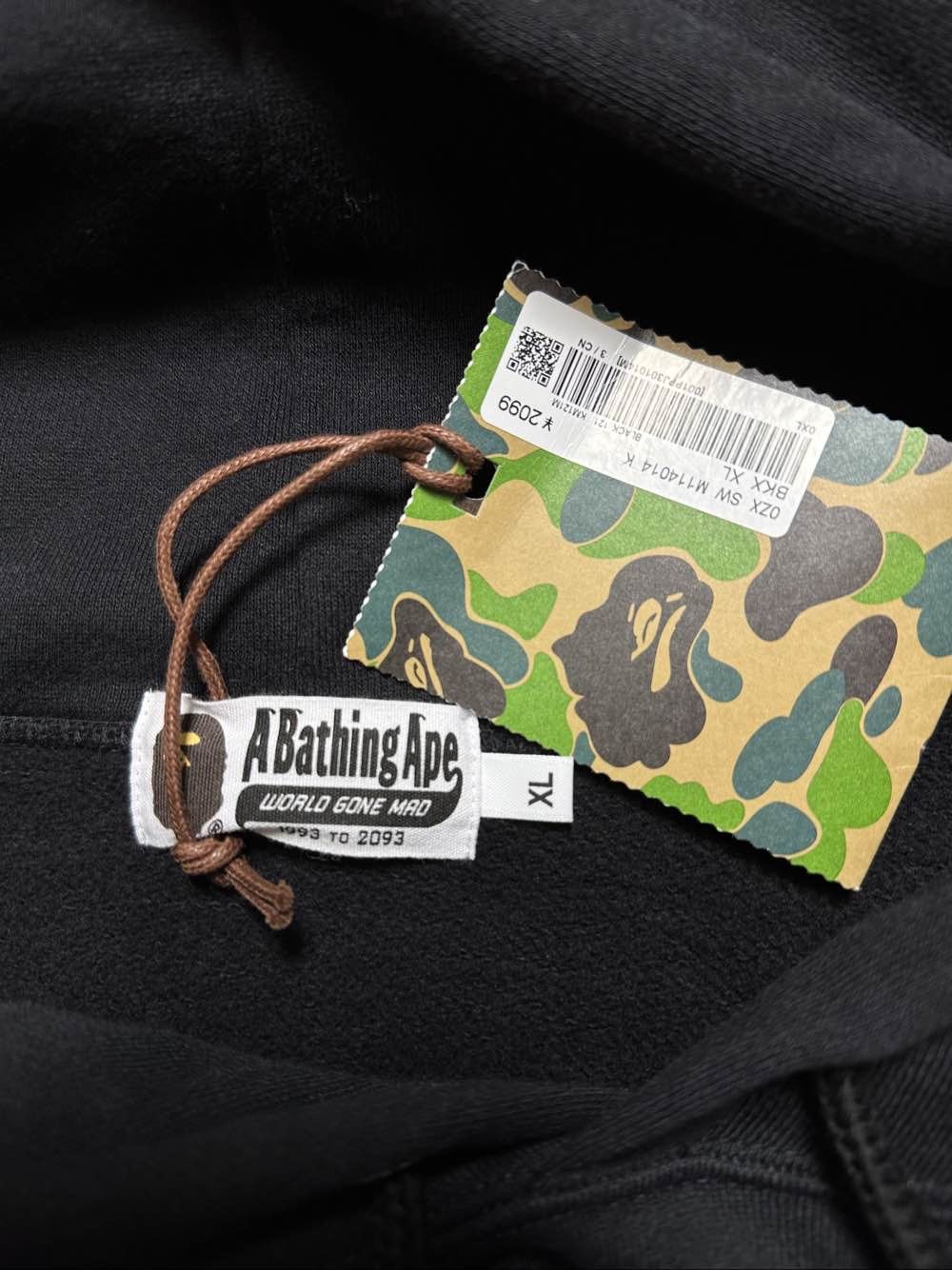 Bape A Bathing Ape Embroidered Ape Head Hoodie Size XL Size US XL / EU 56 / 4 - 3 Thumbnail