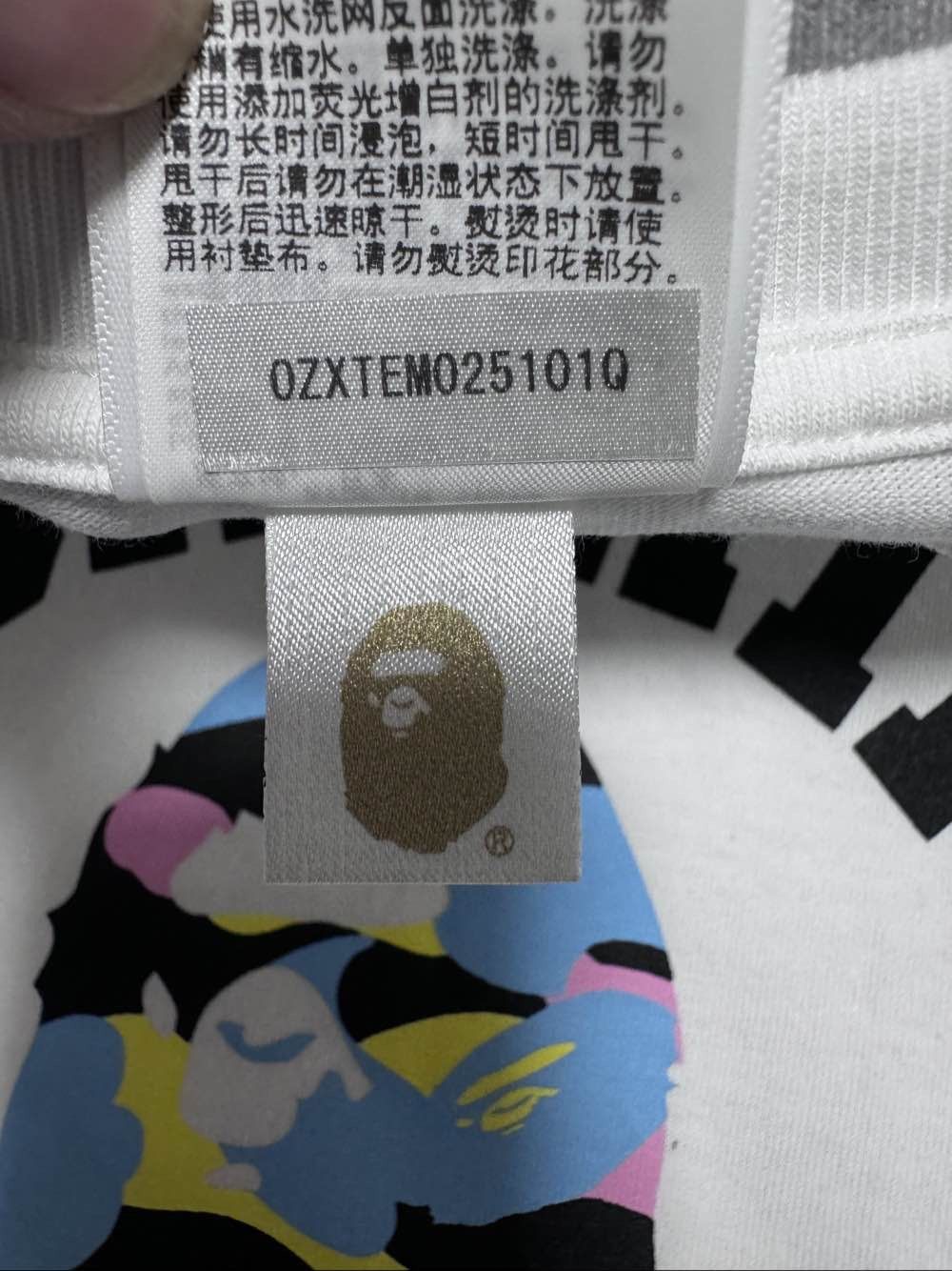 Bape A Bathing Ape Camo Ape Logo T-Shirt Size M Size US M / EU 48-50 / 2 - 6 Thumbnail