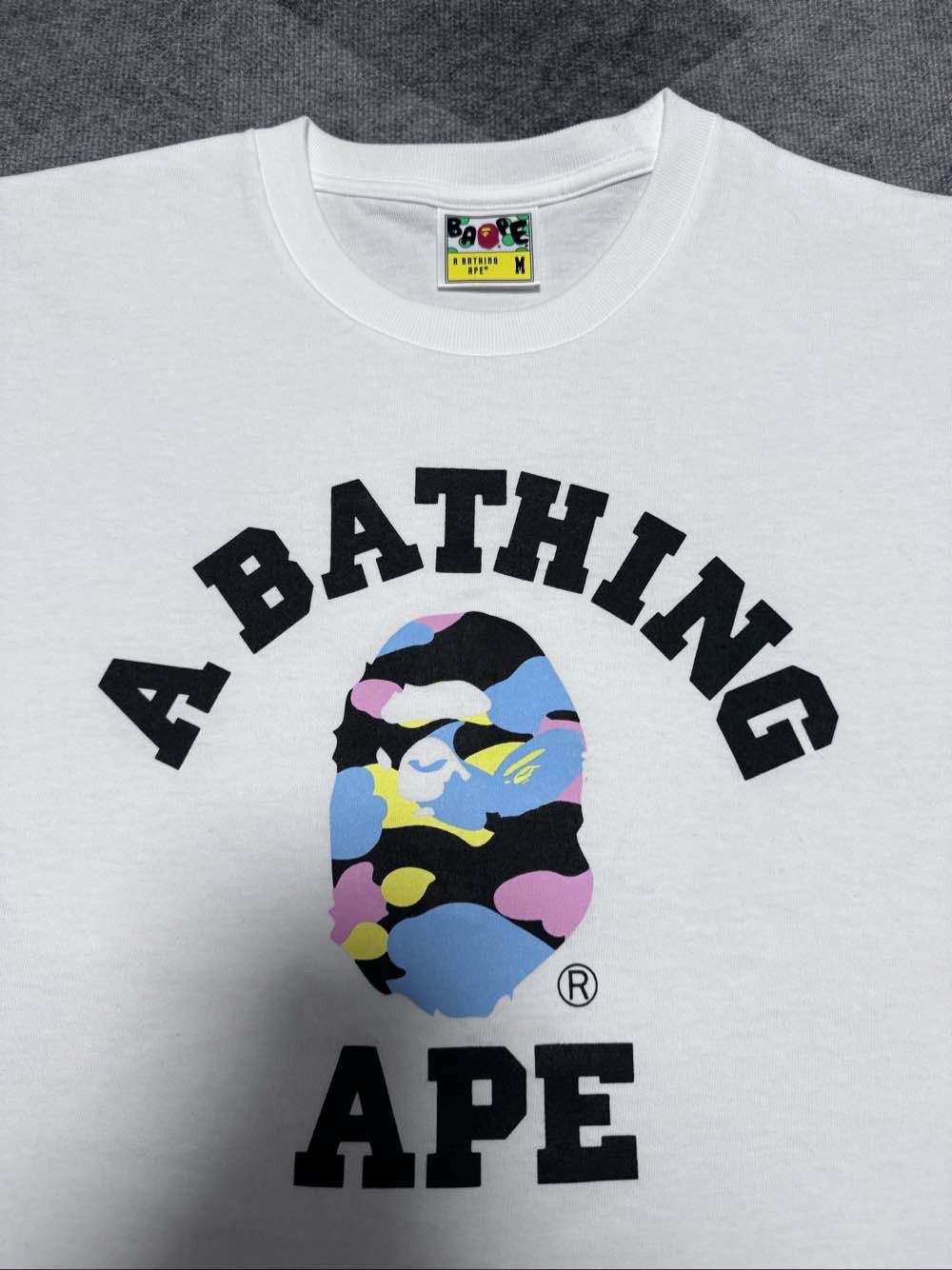 Bape A Bathing Ape Camo Ape Logo T-Shirt Size M Size US M / EU 48-50 / 2 - 3 Thumbnail