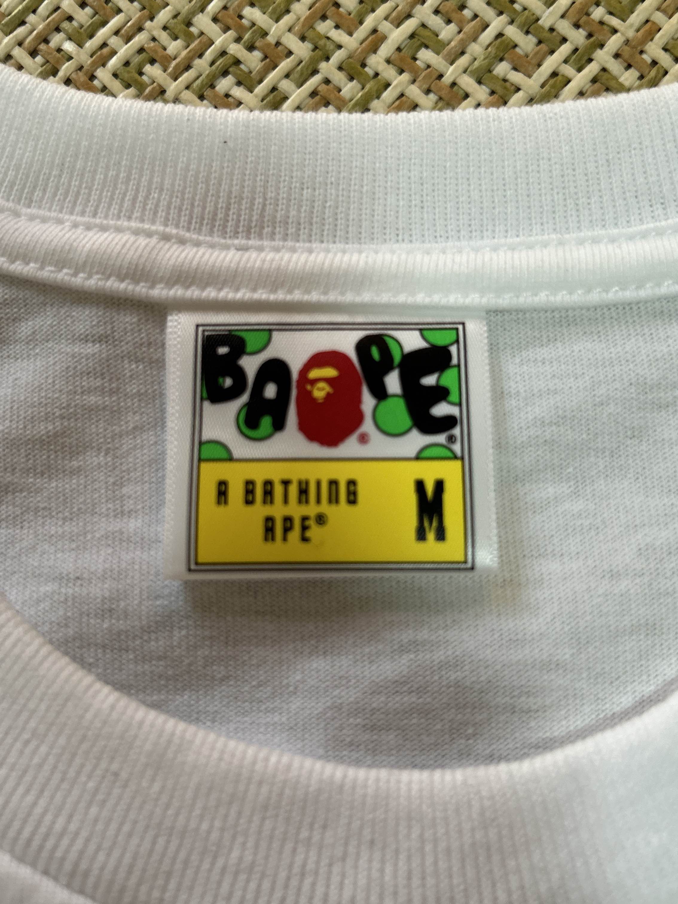 Bape A Bathing Ape Camo Logo T-Shirt Size M Size US M / EU 48-50 / 2 - 3 Thumbnail