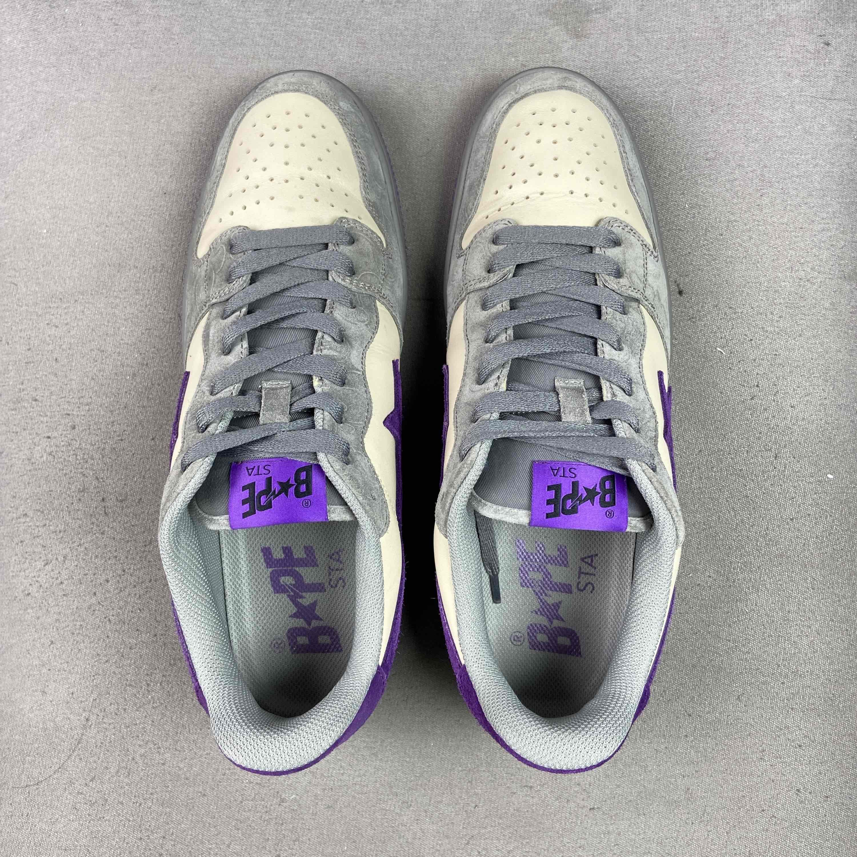 Bape A Bathing Ape Bape Sta Purple Gray Sneakers Size 11 Size US 12 / EU 45 - 9 Thumbnail
