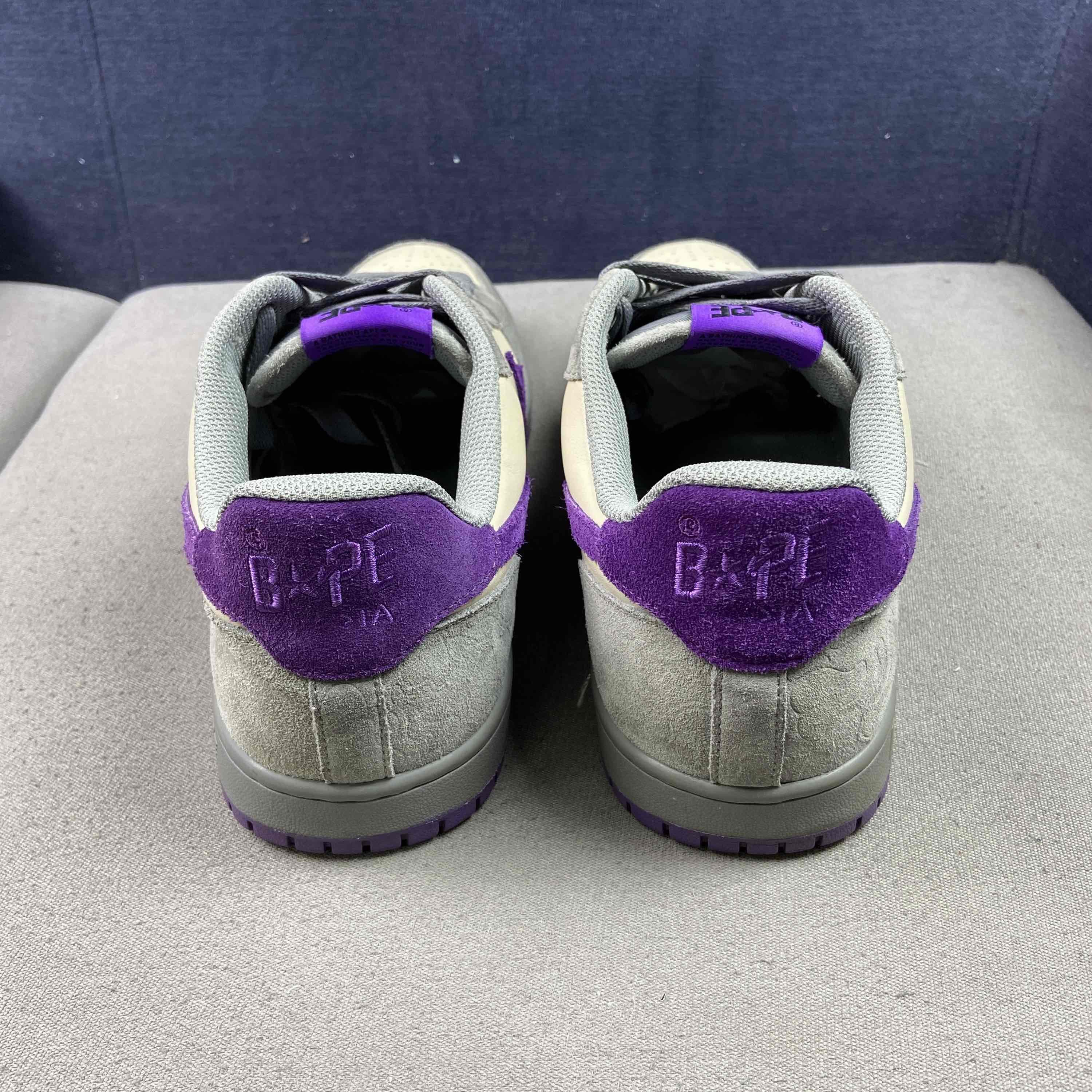 Bape A Bathing Ape Bape Sta Purple Gray Sneakers Size 11 Size US 12 / EU 45 - 3 Thumbnail