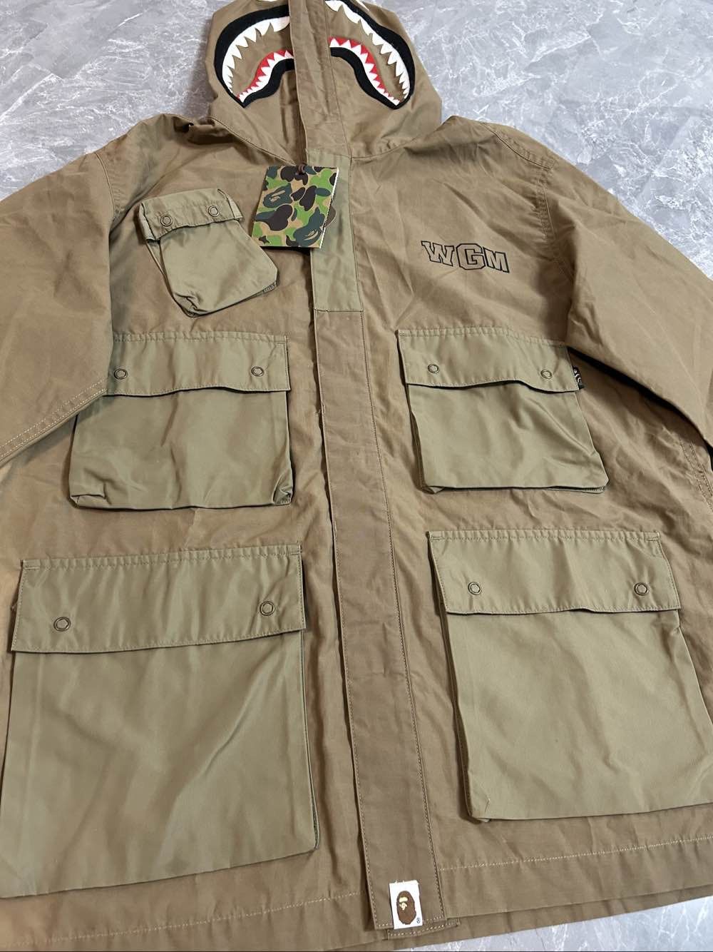 Bape A Bathing Ape Shark Multi-Pocket Jacket Size M Size US M / EU 48-50 / 2 - 5 Thumbnail