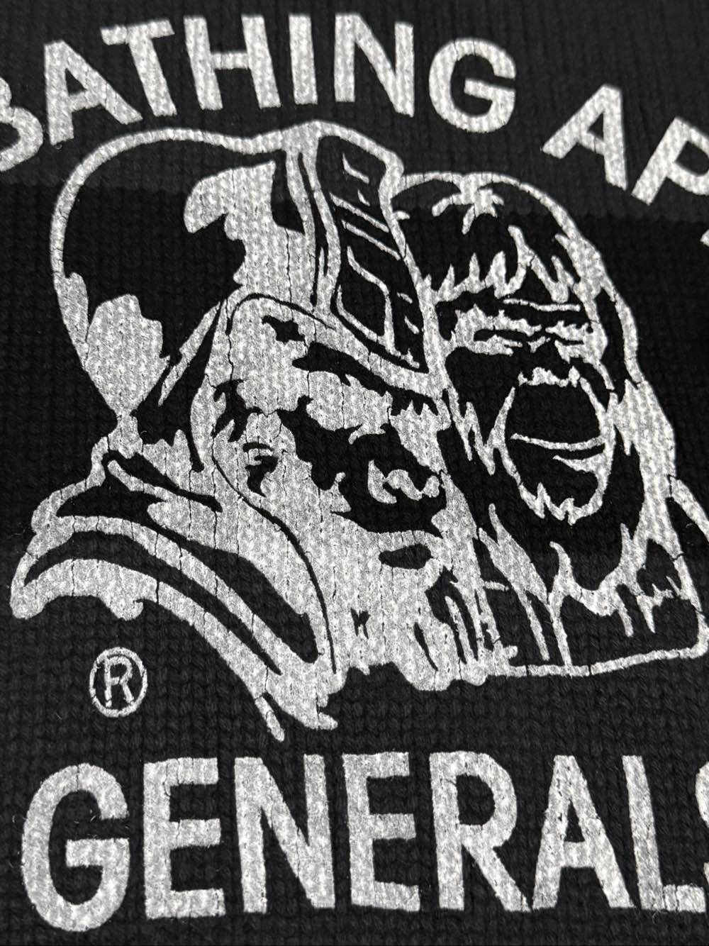 Bape A Bathing Ape Generals Striped Sweater Size XL Size US XL / EU 56 / 4 - 8 Thumbnail