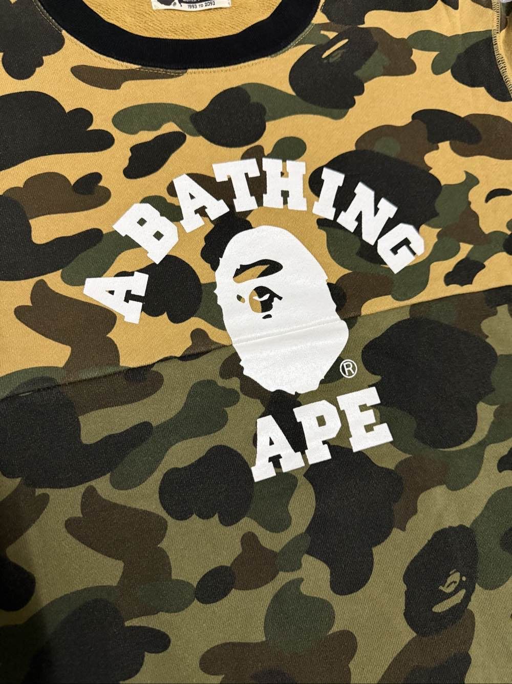 Bape A BATHING APE Camo Ape Head Sweatshirt Size L Size US L / EU 52-54 / 3 - 5 Thumbnail