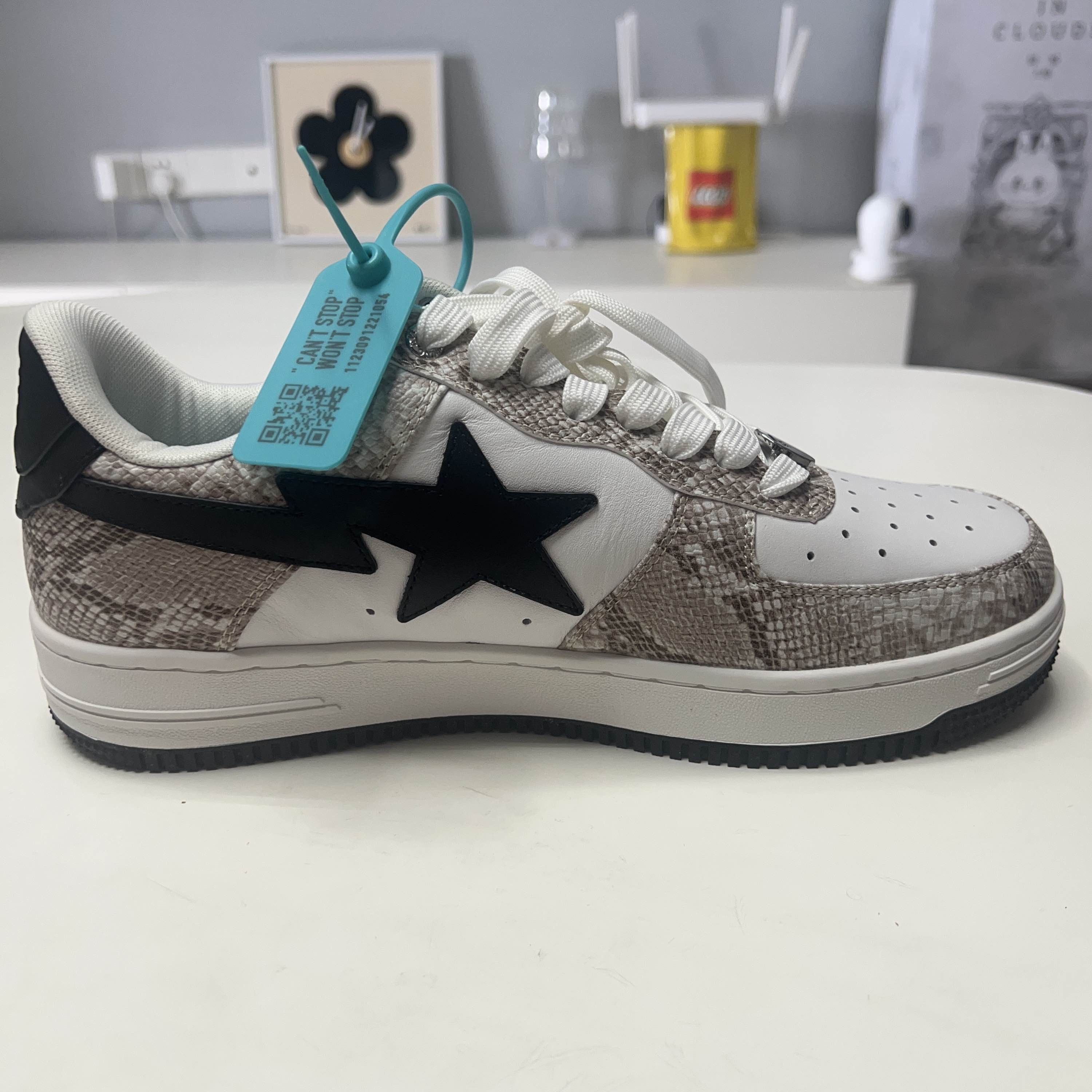 Bape A Bathing Ape Snakeskin Bape Sta Sneakers US 9.5 Size US 10 / EU 43 - 8 Thumbnail