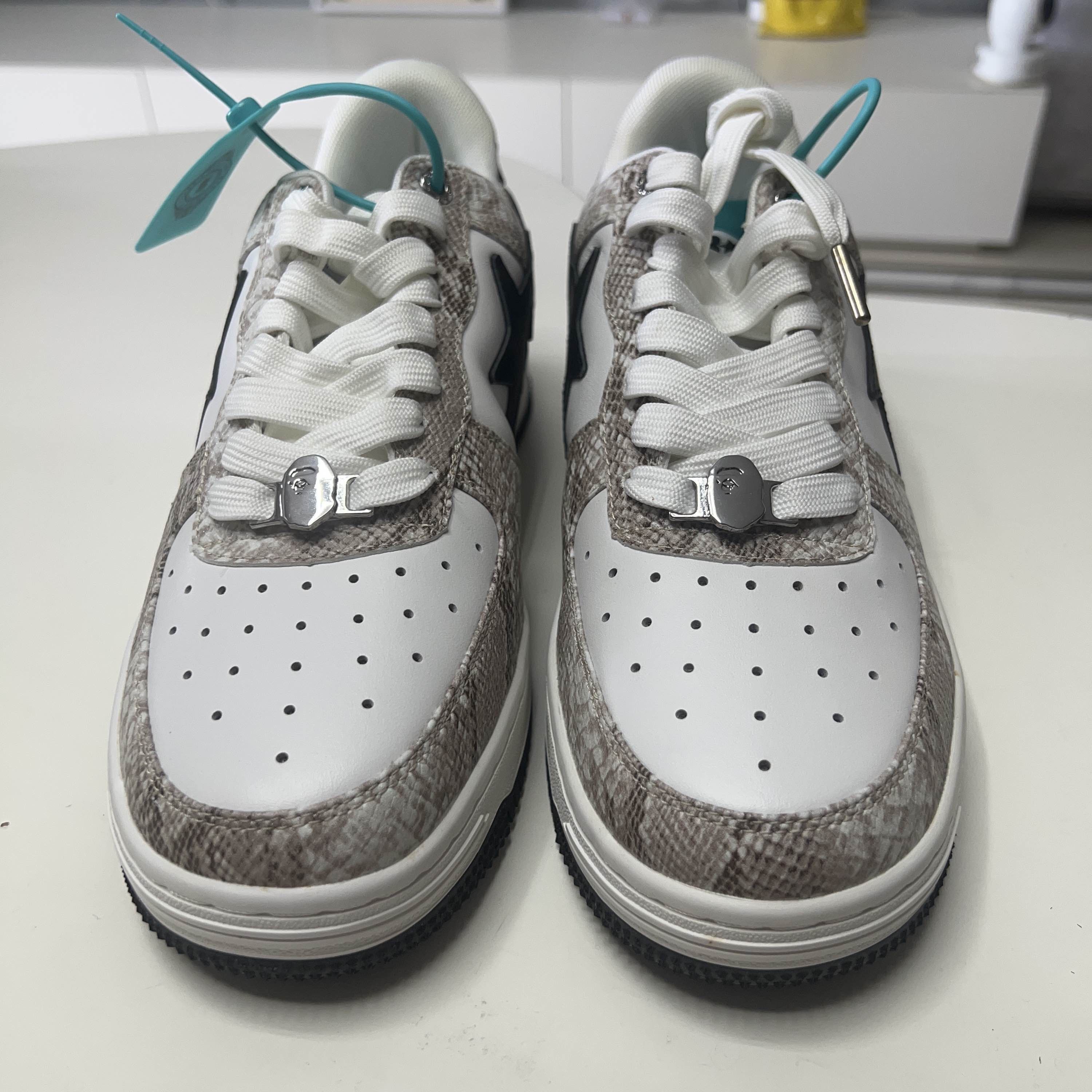 Bape A Bathing Ape Snakeskin Bape Sta Sneakers US 9.5 Size US 10 / EU 43 - 2 Thumbnail
