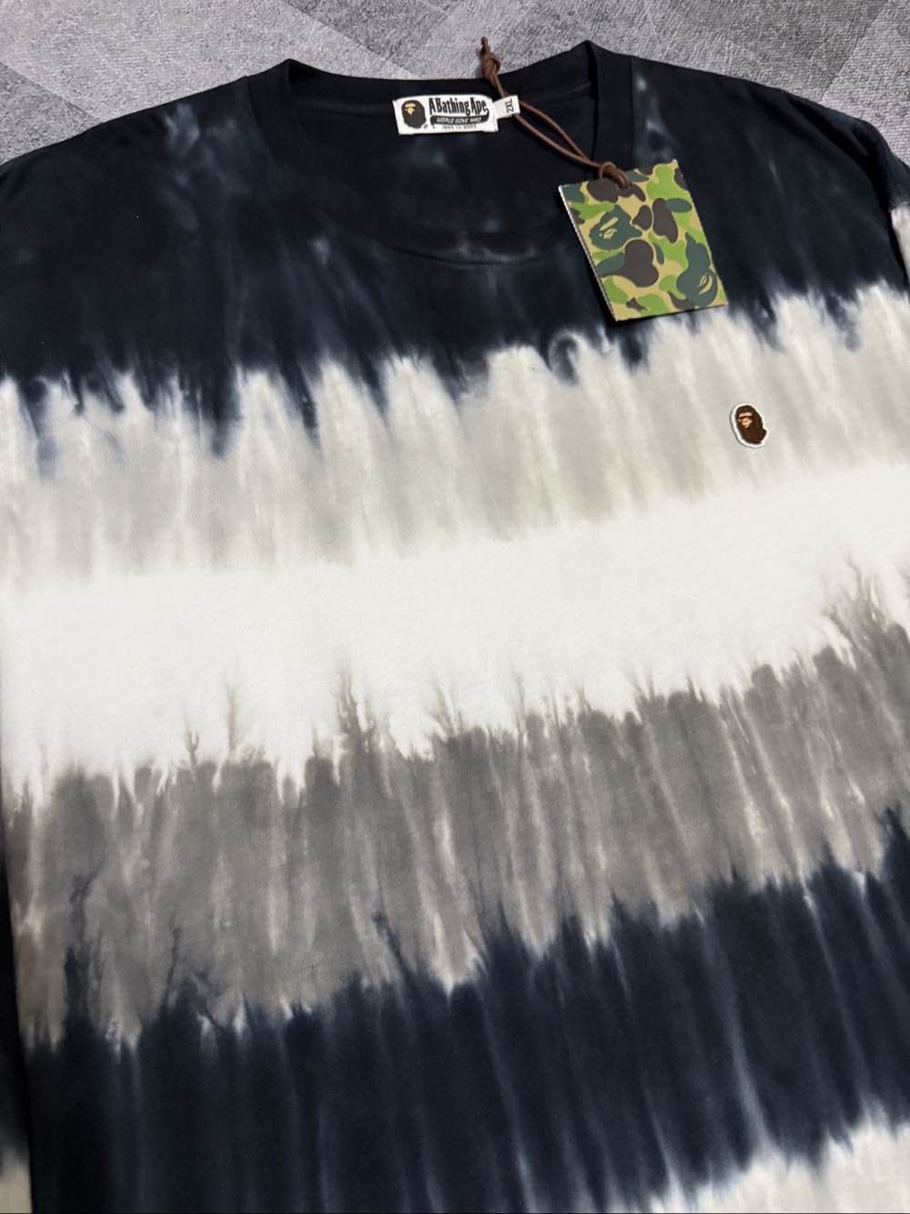 Bape A Bathing Ape Tie Dye Long Sleeve T-Shirt Size 2XL Size US XXL / EU 58 / 5 - 6 Thumbnail