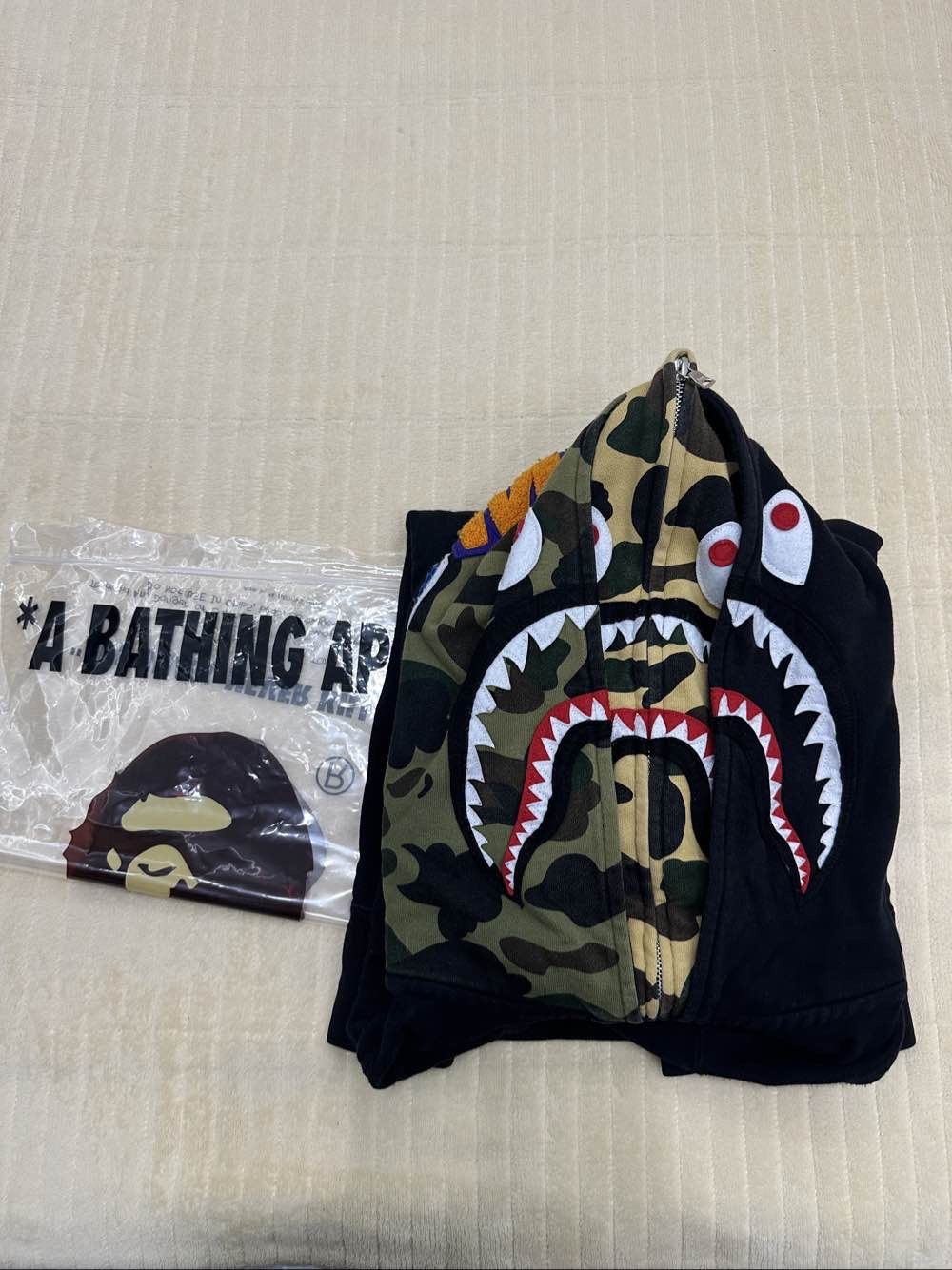 Bape BAPE Shark Full Zip Hoodie Black 2XL Size US XXL / EU 58 / 5 - 8 Thumbnail