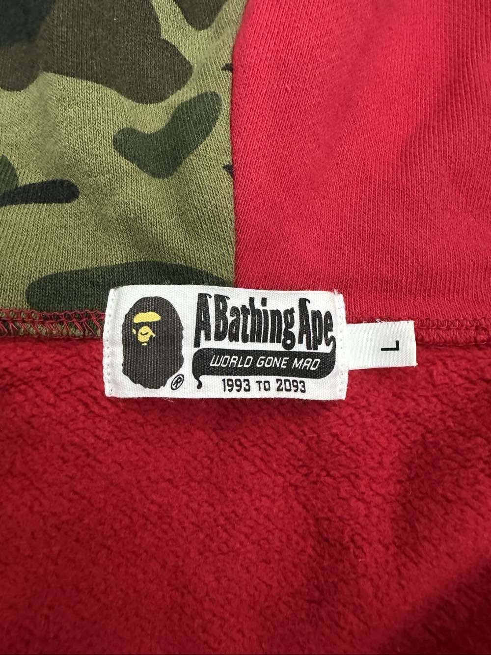 Bape A BATHING APE Camo Shark Hoodie Size L Size US L / EU 52-54 / 3 - 3 Thumbnail