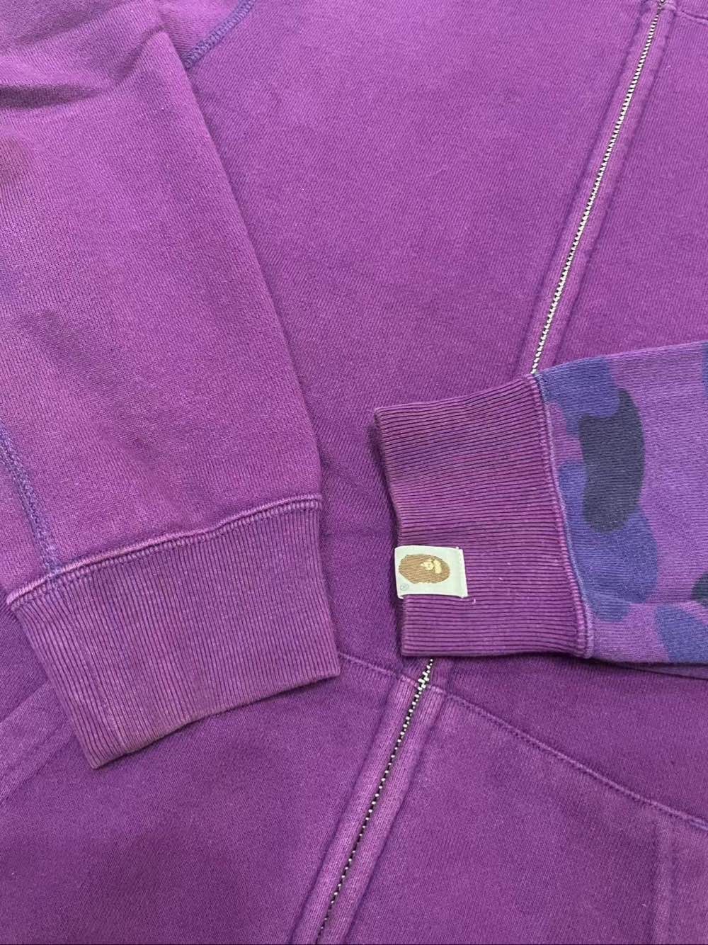 Bape A BATHING APE Purple Shark Hoodie Size S Size S / US 4 / IT 40 - 7 Thumbnail