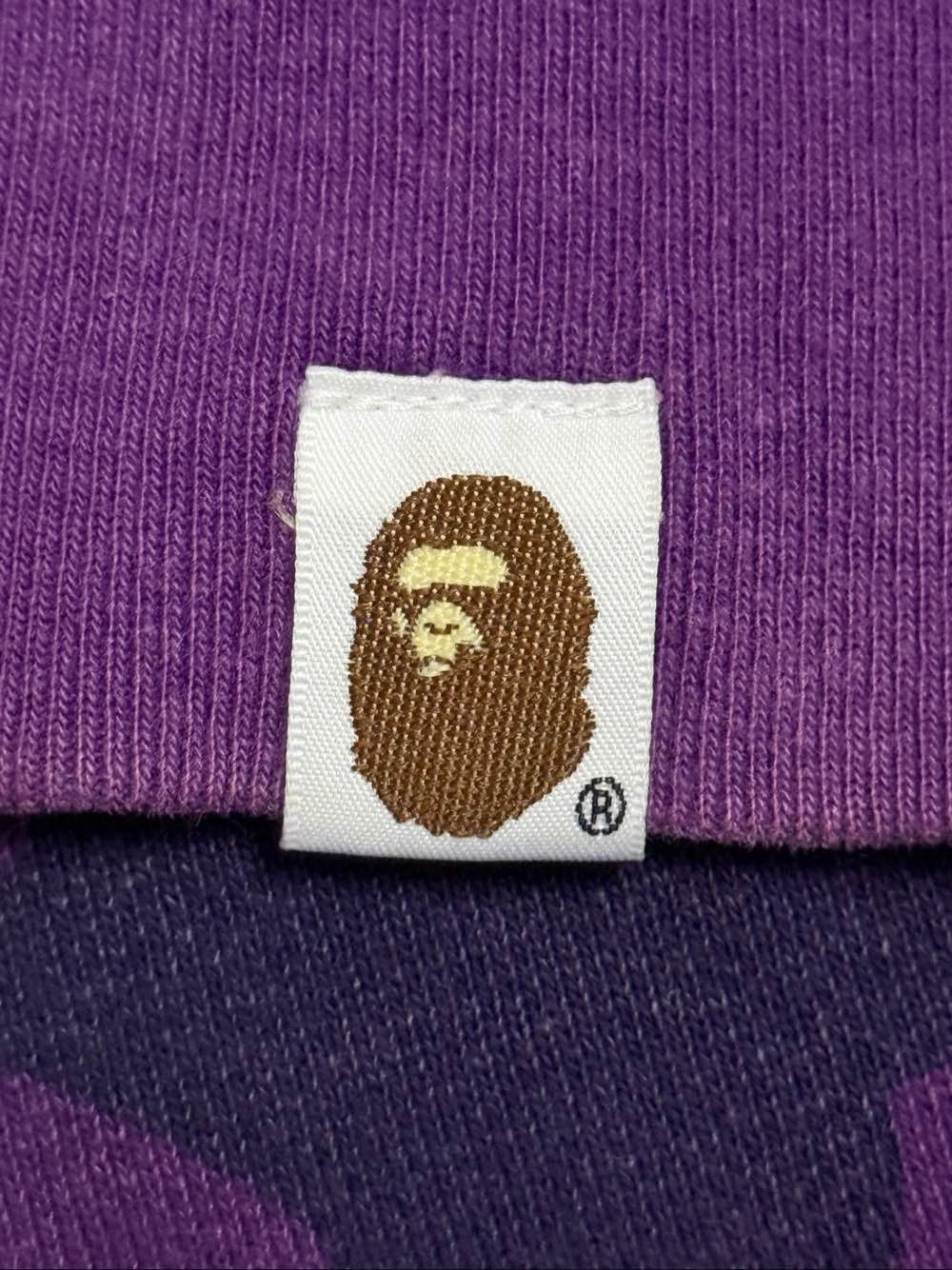 Bape A BATHING APE Purple Camo Shark Hoodie Size L Size US L / EU 52-54 / 3 - 10 Thumbnail