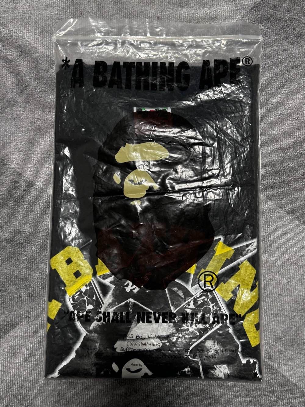 Bape A Bathing Ape Camo Helmet Ape T-Shirt Size XL Size US XL / EU 56 / 4 - 5 Thumbnail