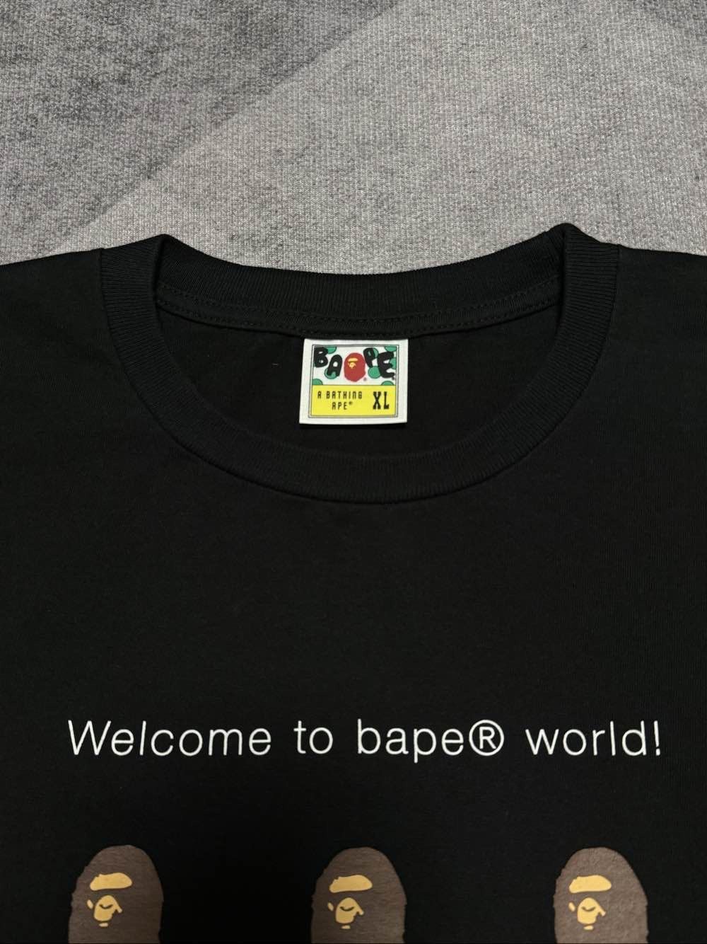 Bape A Bathing Ape Ape Logo Graphic T-Shirt Size XL Size US XL / EU 56 / 4 - 3 Thumbnail