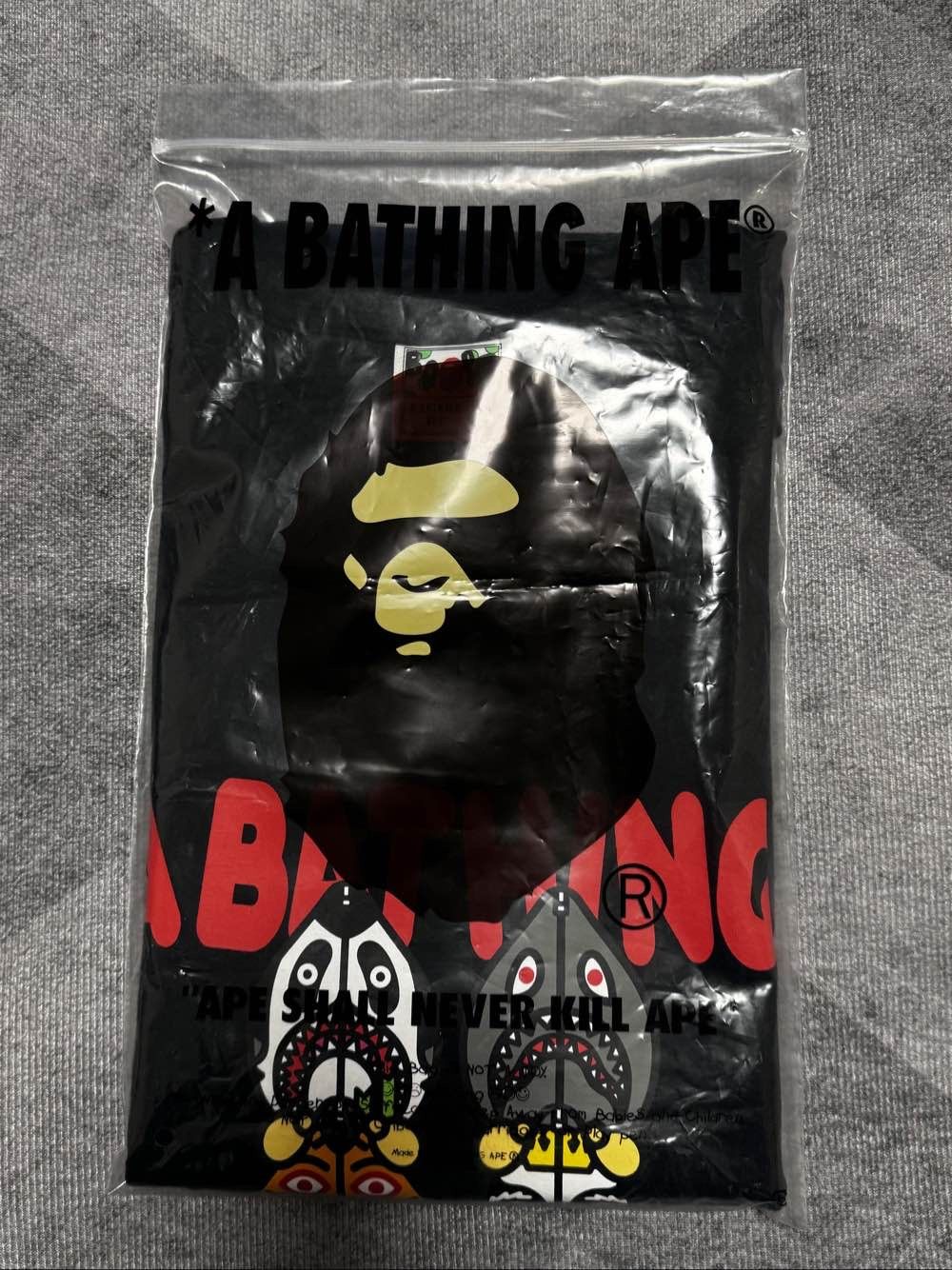 Bape A Bathing Ape Shark Milo Print T-Shirt XL Size US XL / EU 56 / 4 - 5 Thumbnail