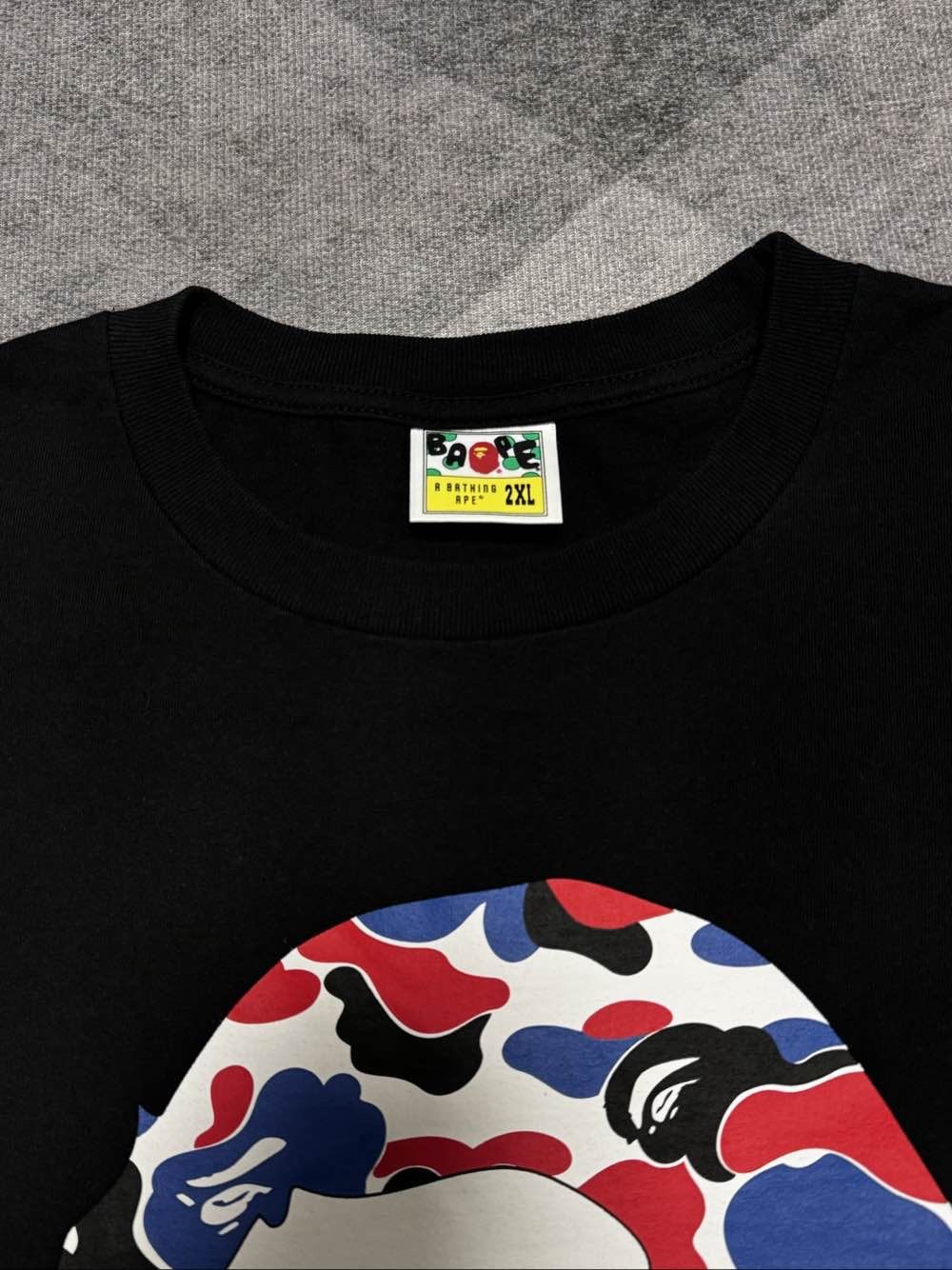 Bape A Bathing Ape Multi Camo Monkey T-Shirt Size 2XL Size US XXL / EU 58 / 5 - 3 Thumbnail