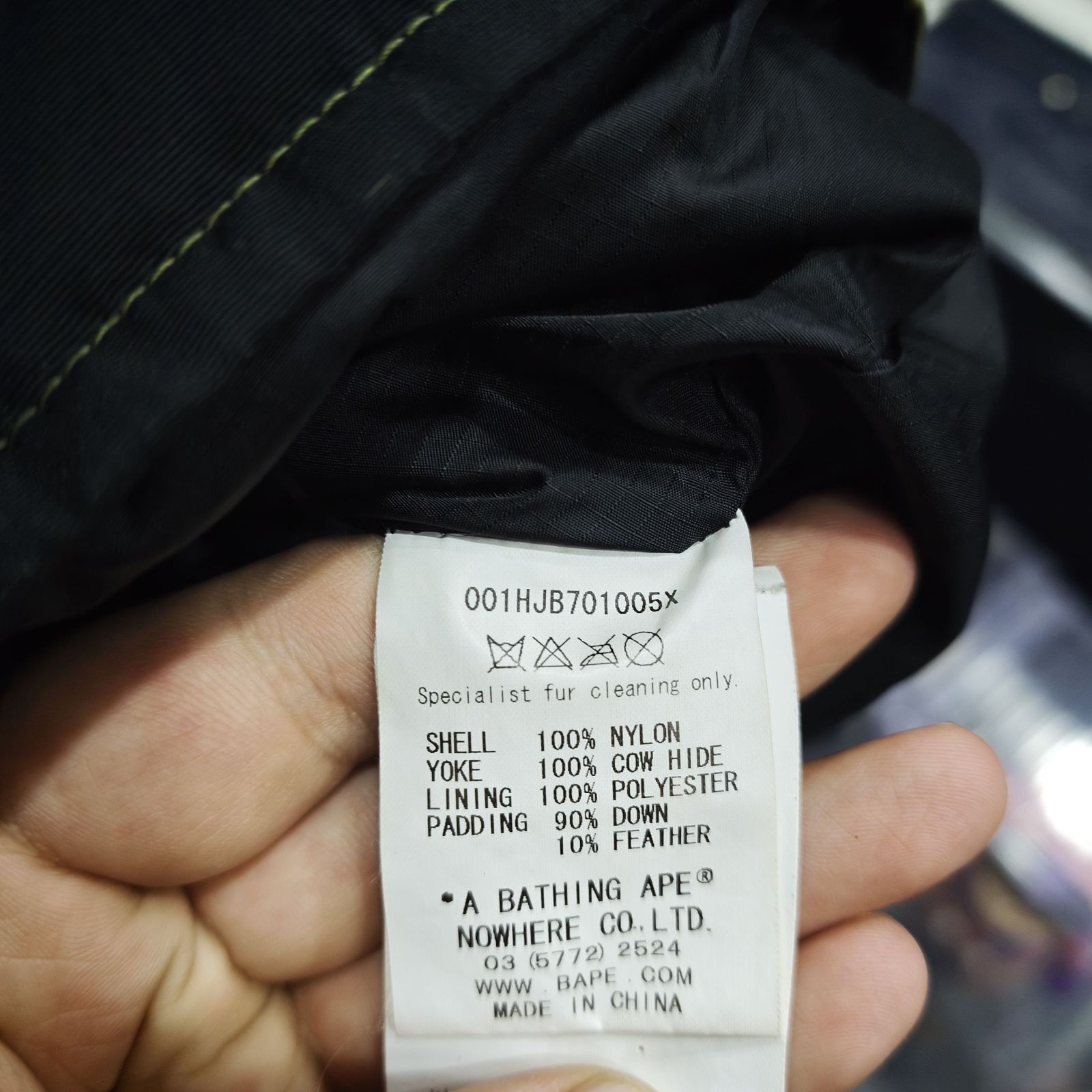 Bape A BATHING APE Camo Down Jacket Size L Size US L / EU 52-54 / 3 - 4 Thumbnail