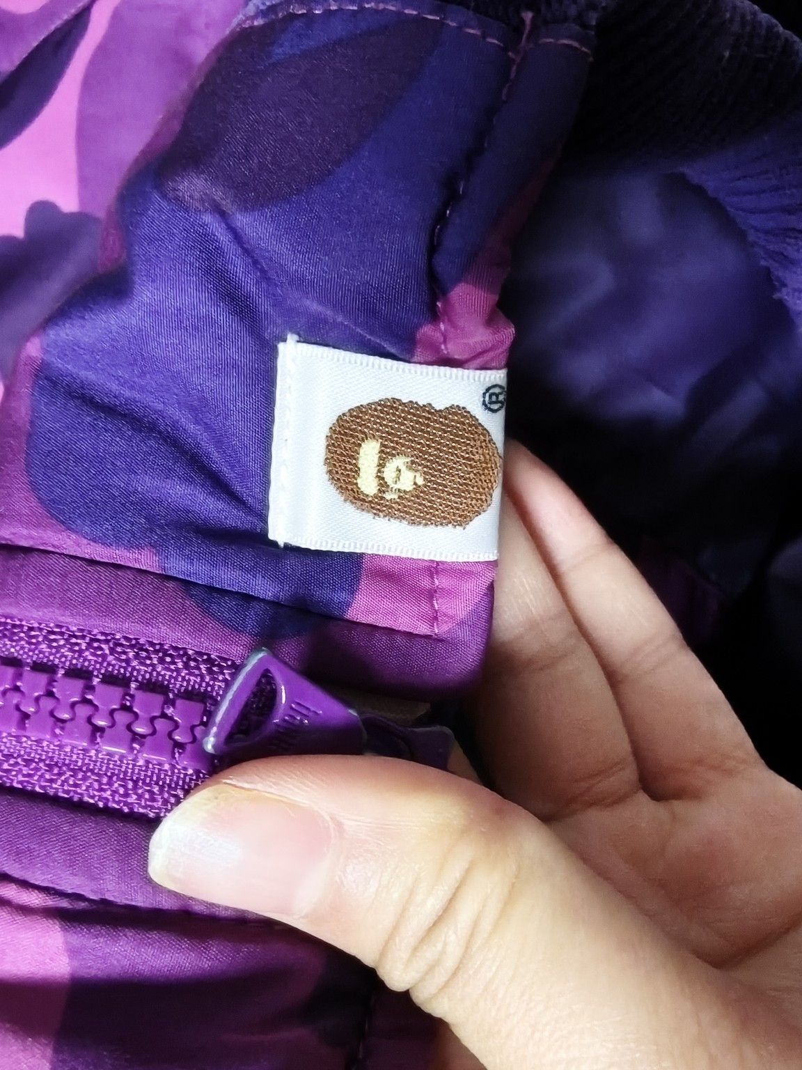 Bape A BATHING APE Purple Camo Shark Jacket Size M Size US M / EU 48-50 / 2 - 6 Thumbnail