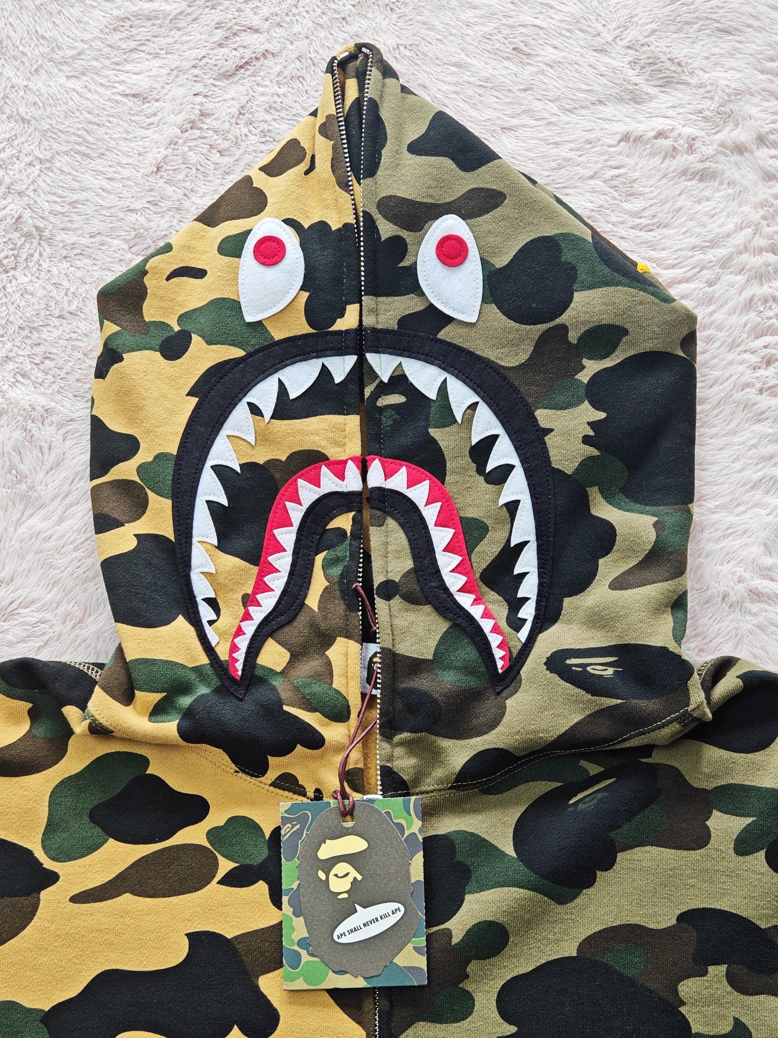 Bape A Bathing Ape Camo Full Zip Hoodie XXL Size US XXL / EU 58 / 5 - 5 Thumbnail