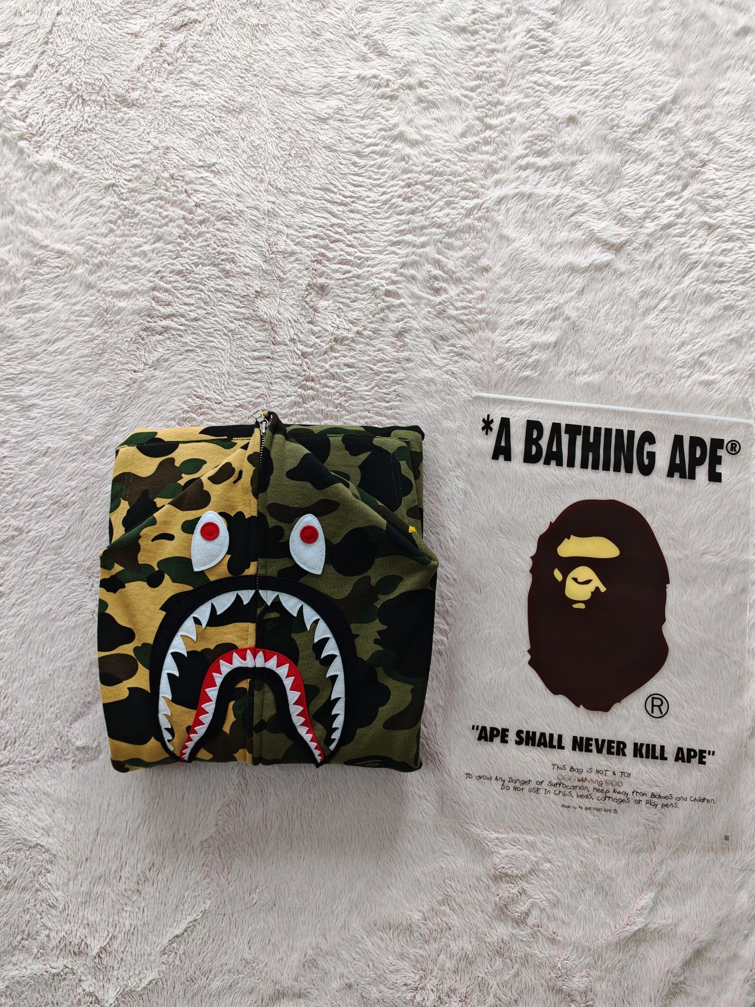 Bape A Bathing Ape Camo Full Zip Hoodie XXL Size US XXL / EU 58 / 5 - 6 Thumbnail
