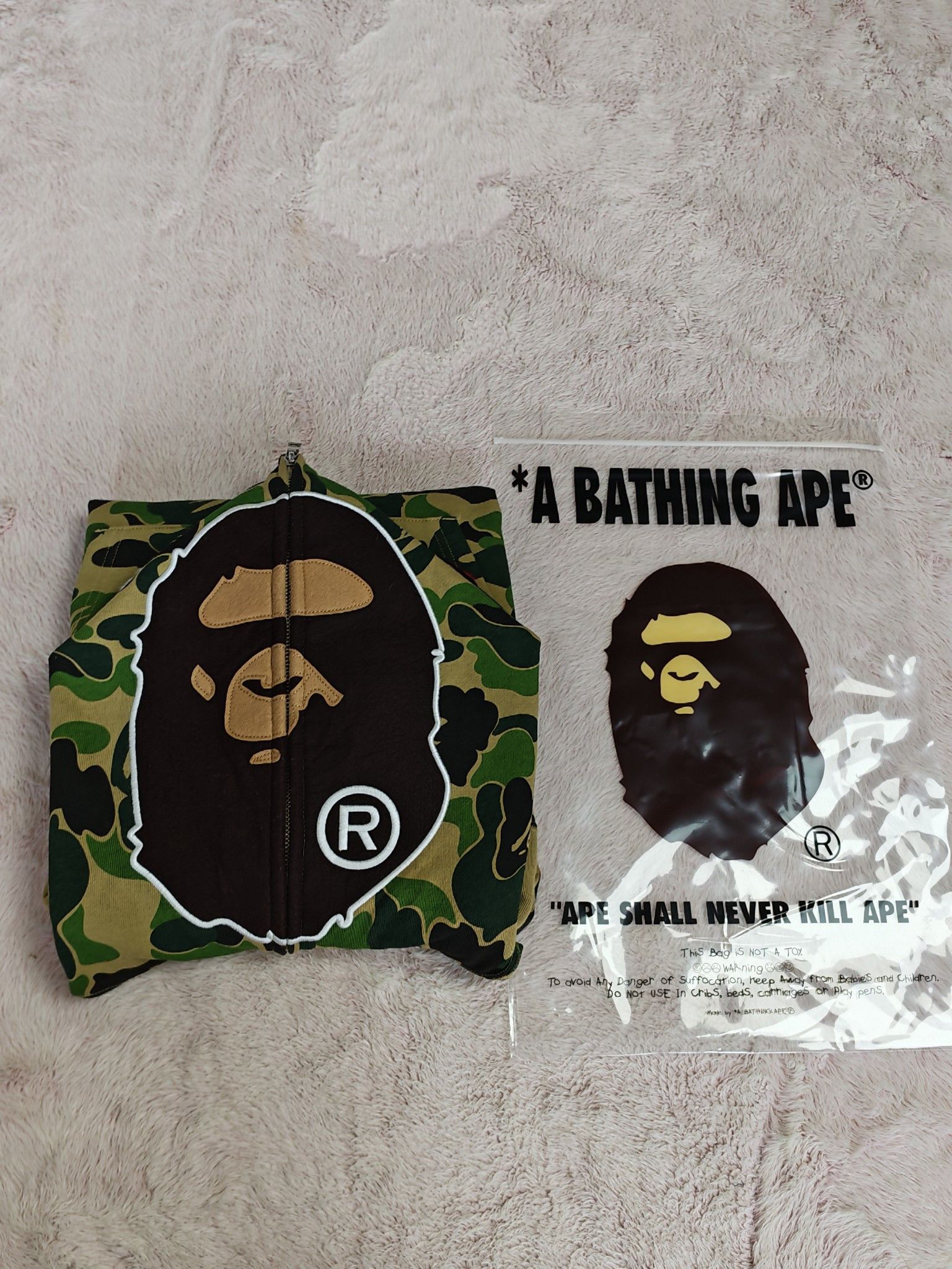 Bape A Bathing Ape Camo Full Zip Hoodie Size XL Size US XL / EU 56 / 4 - 6 Thumbnail