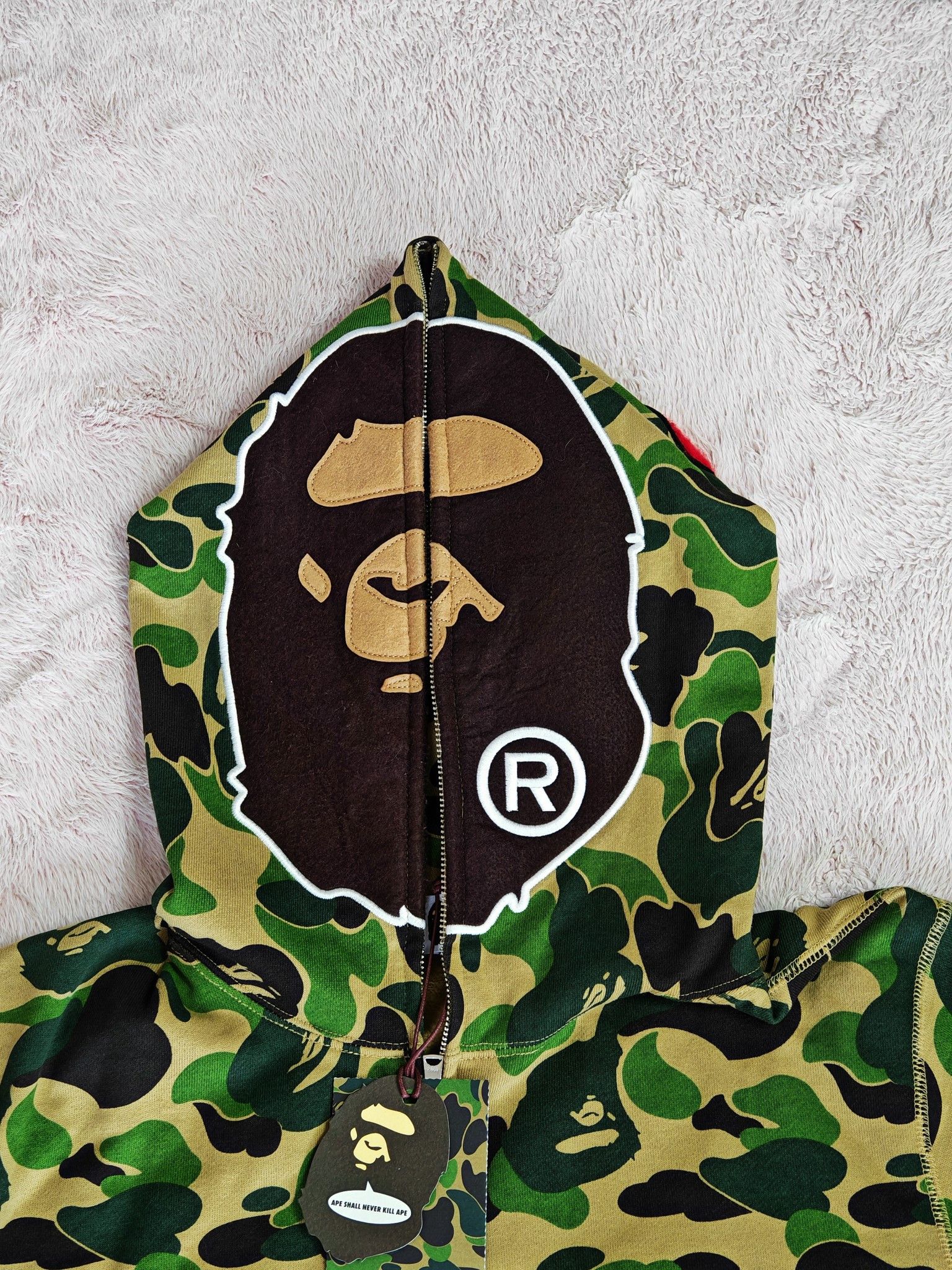 Bape A Bathing Ape Camo Full Zip Hoodie Size XL Size US XL / EU 56 / 4 - 5 Thumbnail