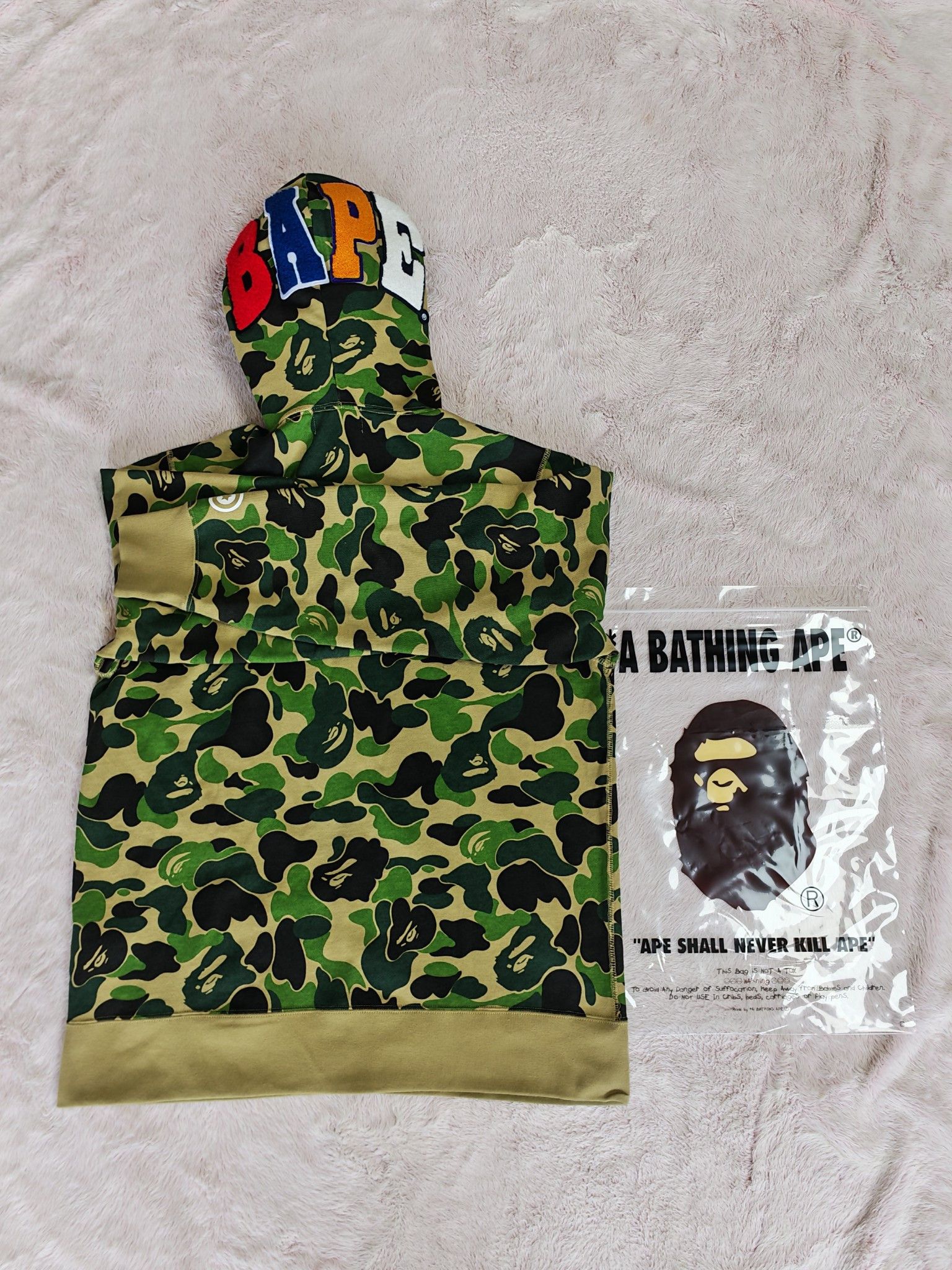 Bape A Bathing Ape Camo Full Zip Hoodie Size XL Size US XL / EU 56 / 4 - 2 Thumbnail