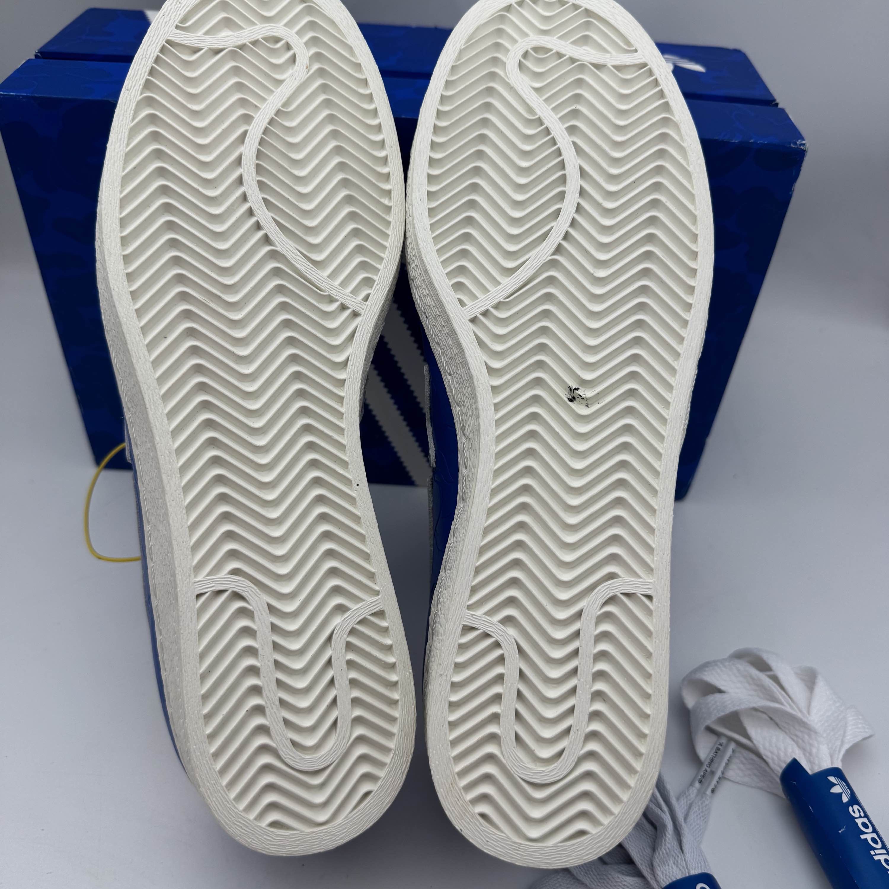 Adidas × Bape A BATHING APE x adidas Superstar Blue Size 9 Size US 9 / EU 42 - 4 Thumbnail