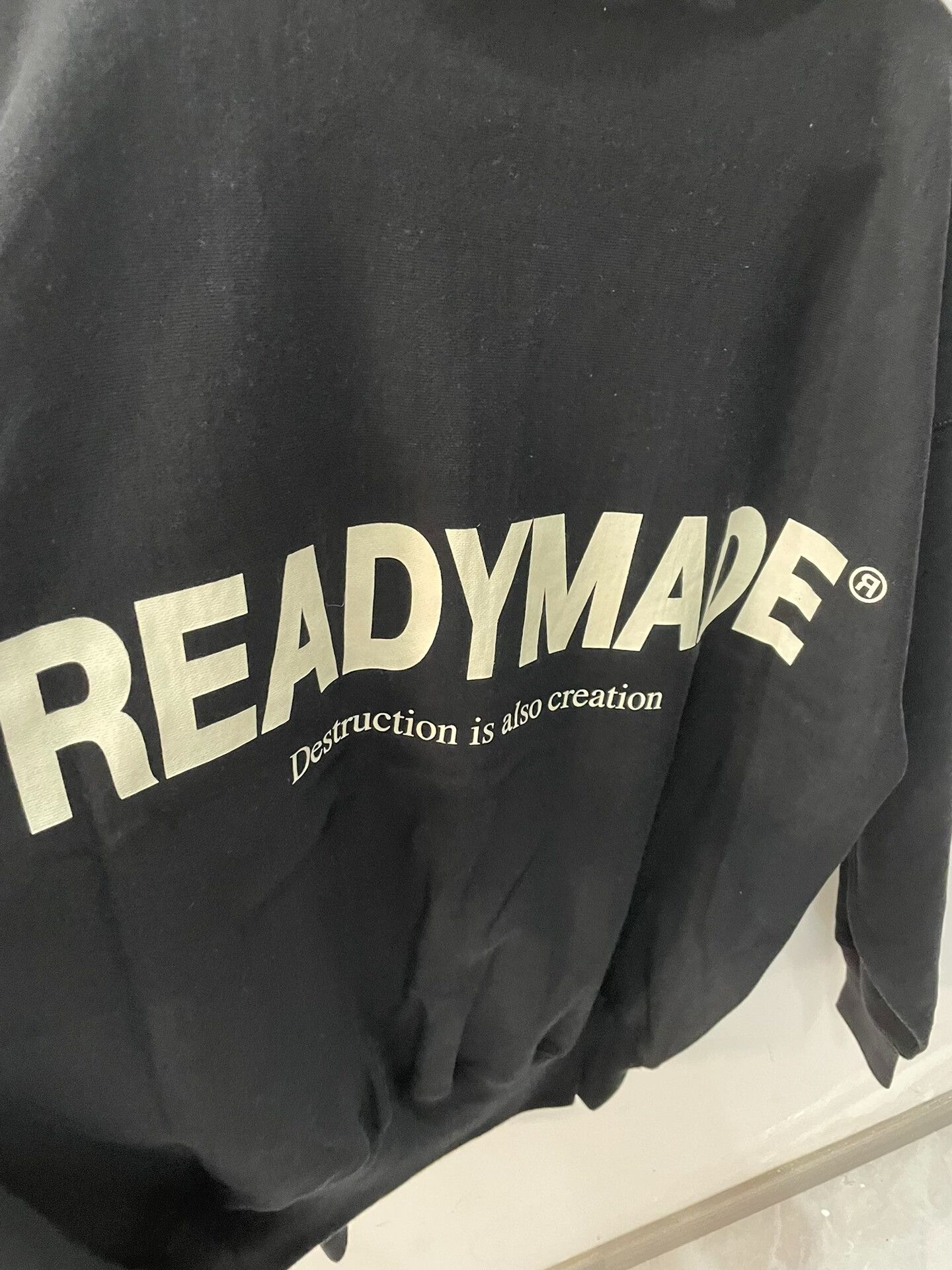 READYMADE READYMADE Crewneck Long Sleeve Fleece Hoodie Size US XL / EU 56 / 4 - 3 Thumbnail