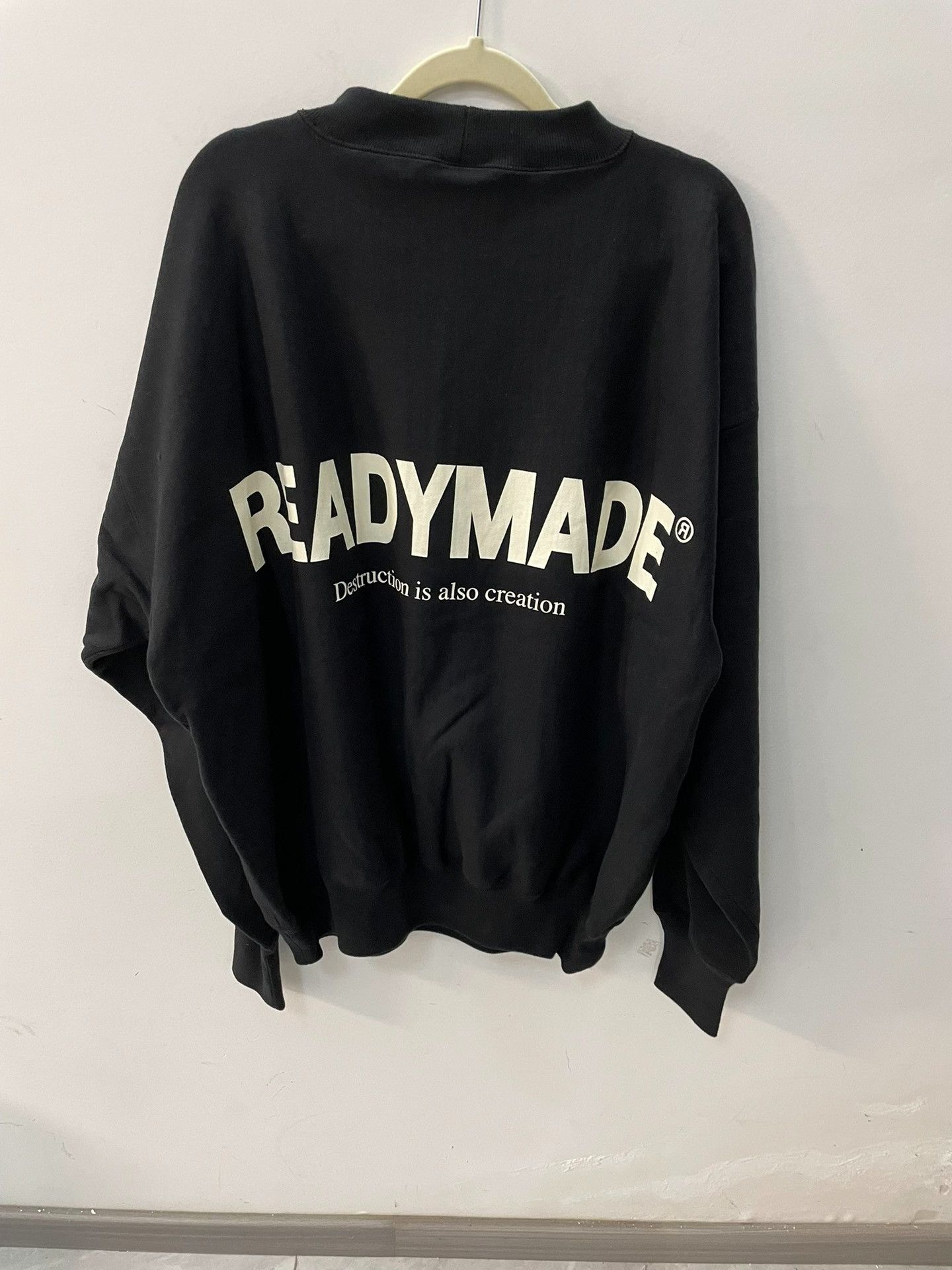 READYMADE READYMADE Crewneck Long Sleeve Fleece Hoodie Size US XL / EU 56 / 4 - 2 Thumbnail