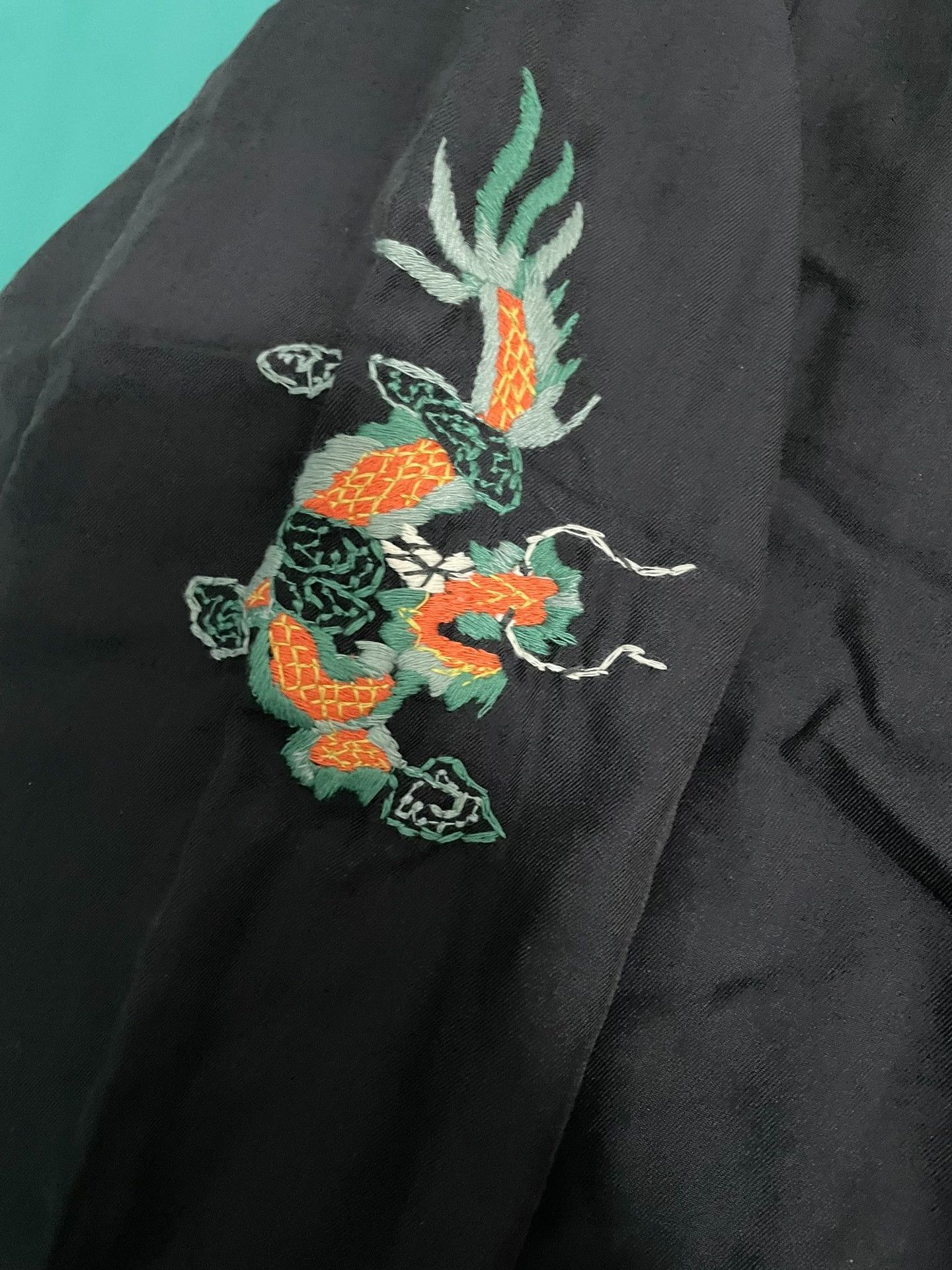 Tailor Toyo TAILOR TOYO Dragon Tiger Embroidered Coach Jacket Size US XL / EU 56 / 4 - 4 Thumbnail