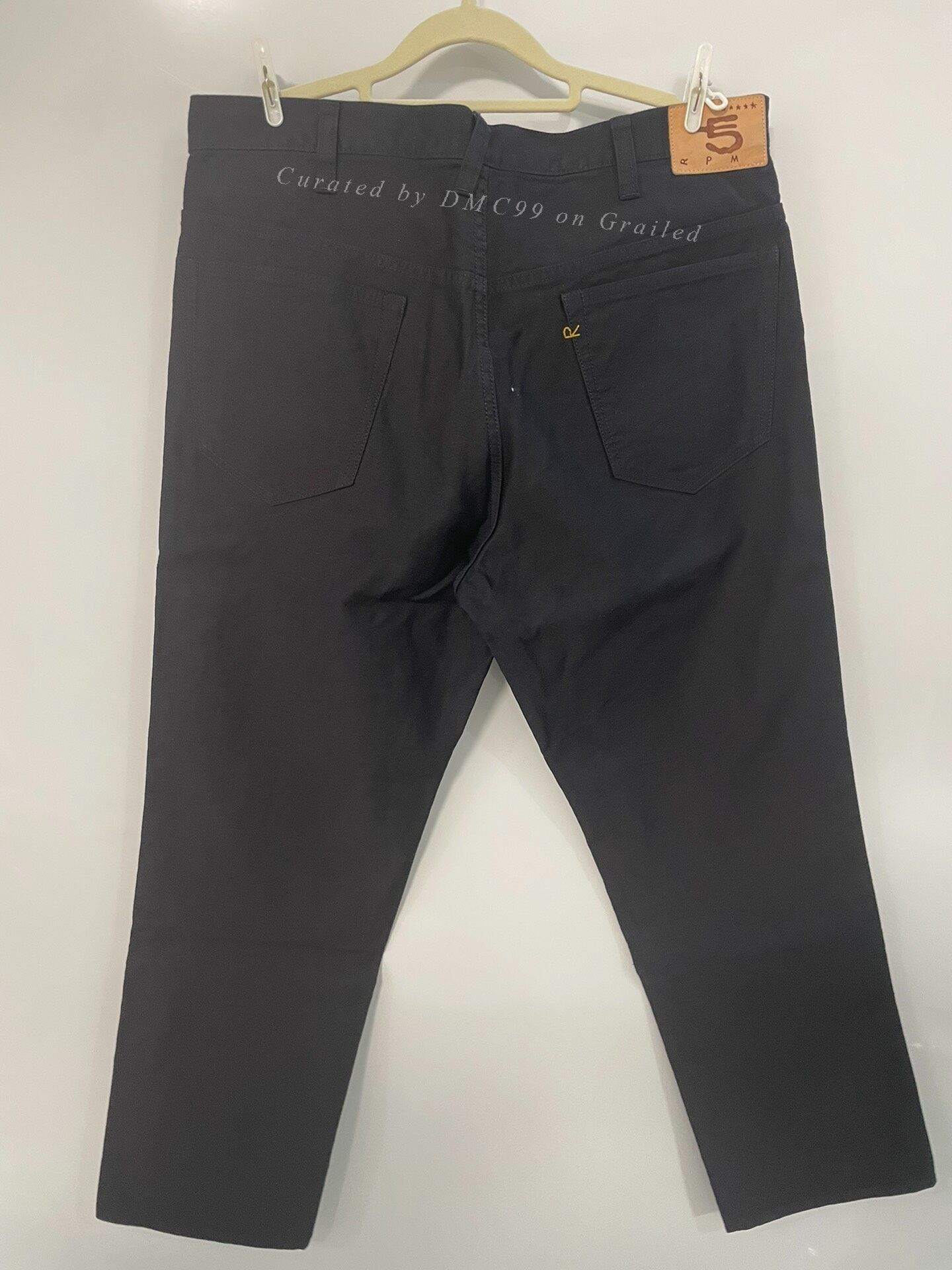 45rpm 45R 2024 Spring Unisex Indigo Straight Jeans Size US 34 / EU 50 - 2 Thumbnail