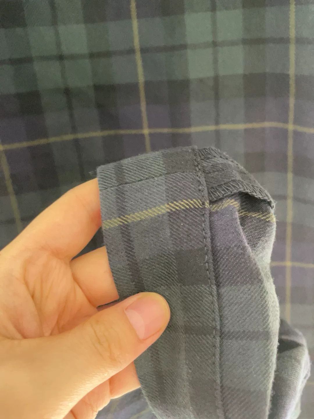 45rpm 45R Men's Plaid Straight-Leg Pants Size US 36 / EU 52 - 9 Thumbnail