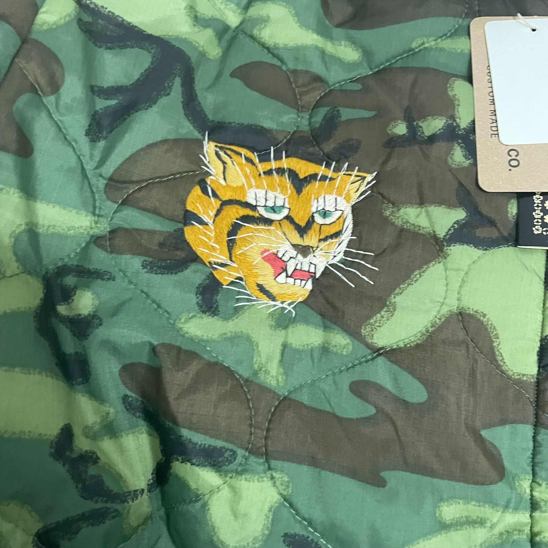 Tailor Toyo TAILOR TOYO Military Camo Vietnam Map Quilted Jacket Size US XL / EU 56 / 4 - 5 Thumbnail