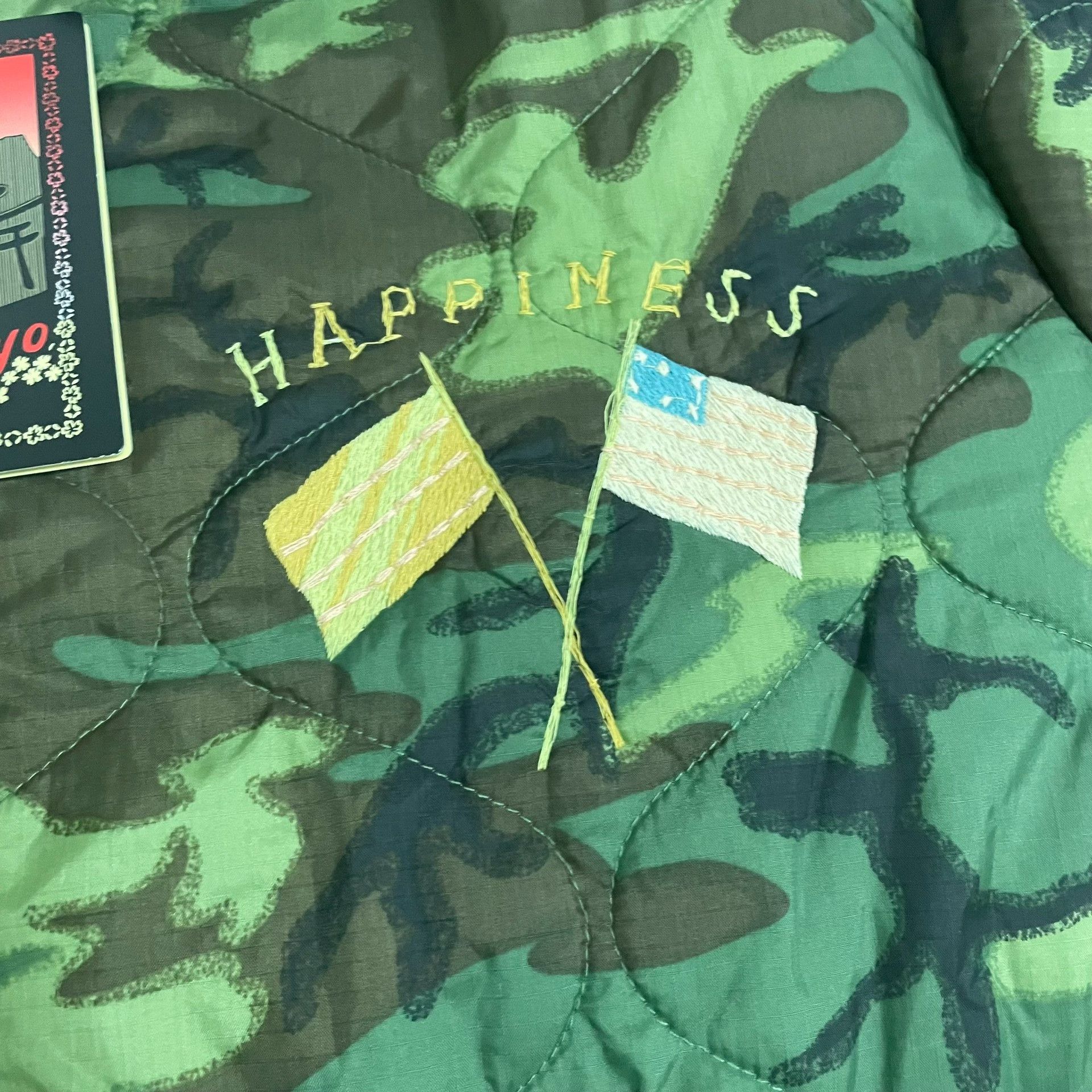 Tailor Toyo TAILOR TOYO Military Camo Vietnam Map Quilted Jacket Size US XL / EU 56 / 4 - 4 Thumbnail
