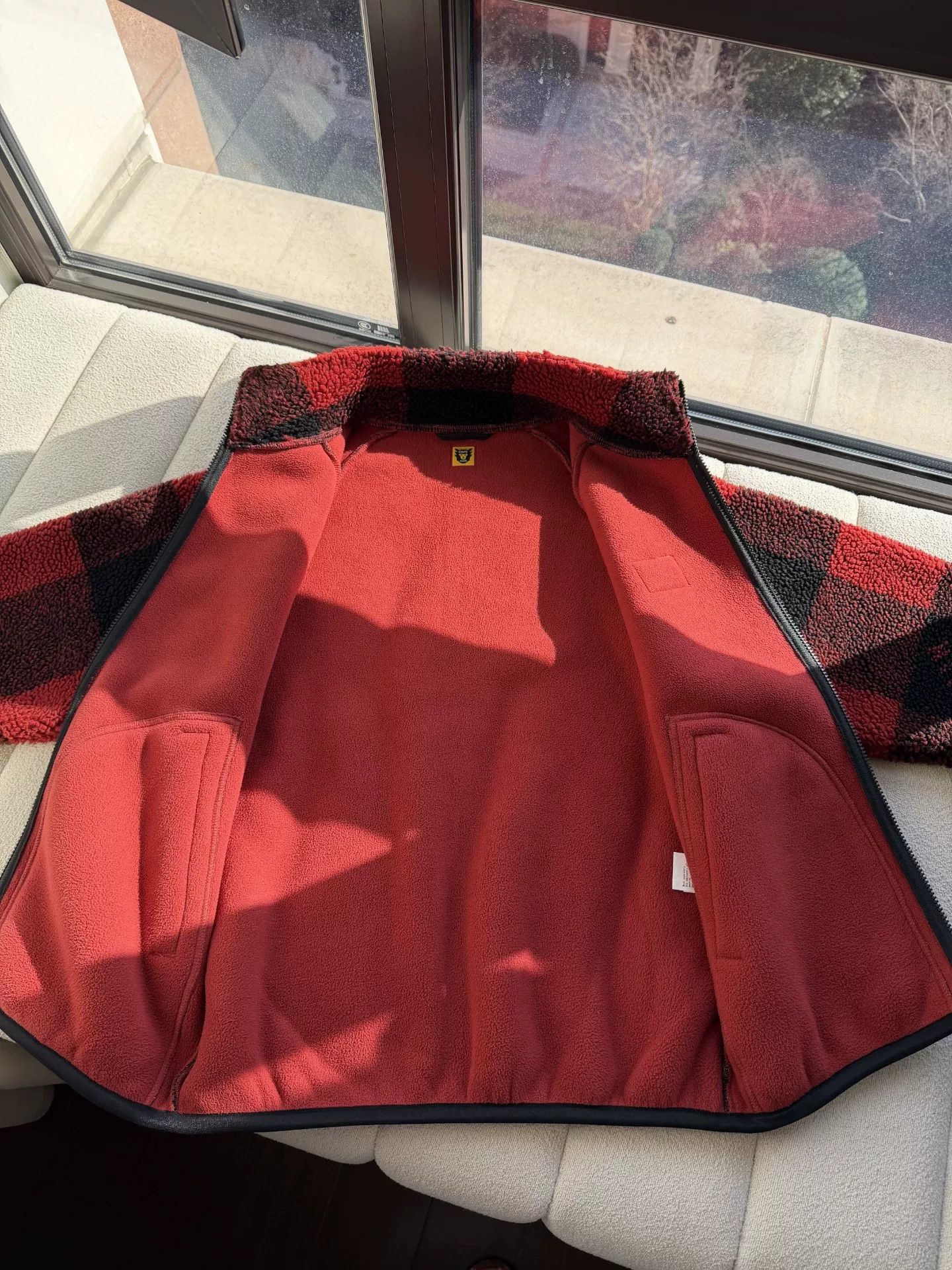 Human Made Human Made FW22 Polar Bear Plaid Fleece Jacket Size US S / EU 44-46 / 1 - 5 Thumbnail