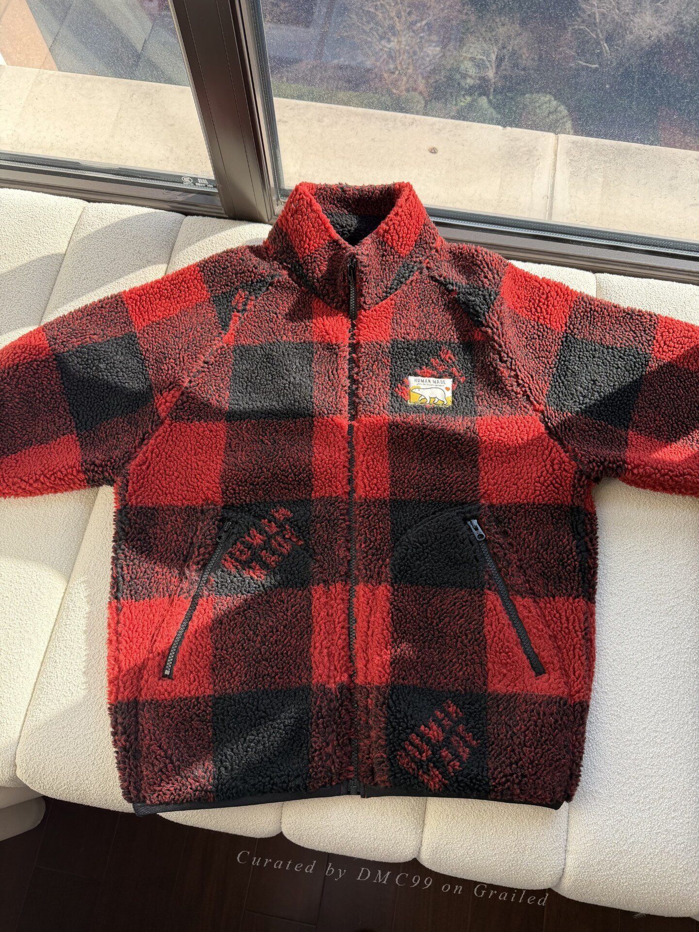 Human Made Human Made FW22 Polar Bear Plaid Fleece Jacket Size US S / EU 44-46 / 1 - 3 Thumbnail