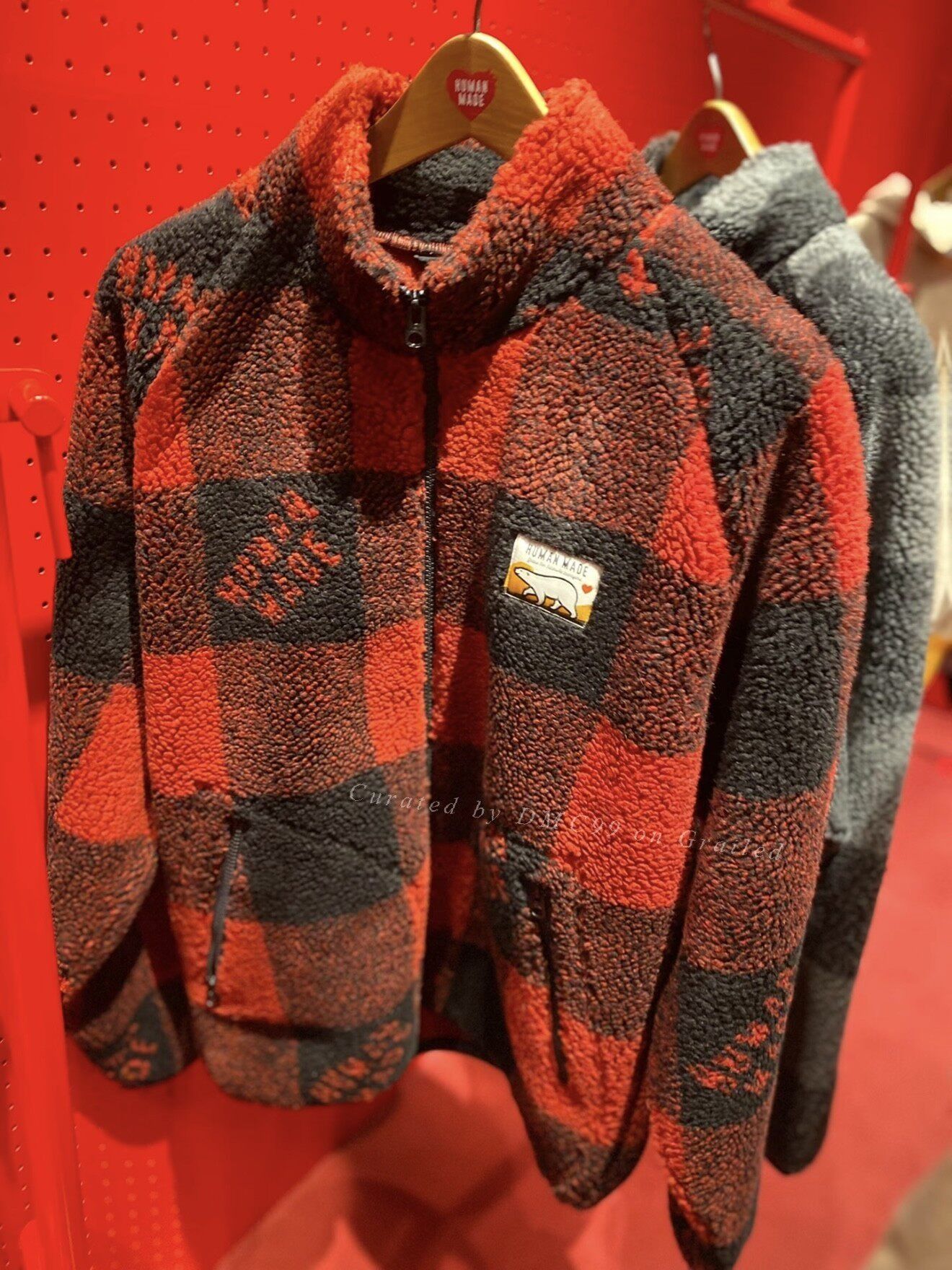 Human Made Human Made FW22 Polar Bear Plaid Fleece Jacket Size US S / EU 44-46 / 1 - 8 Thumbnail